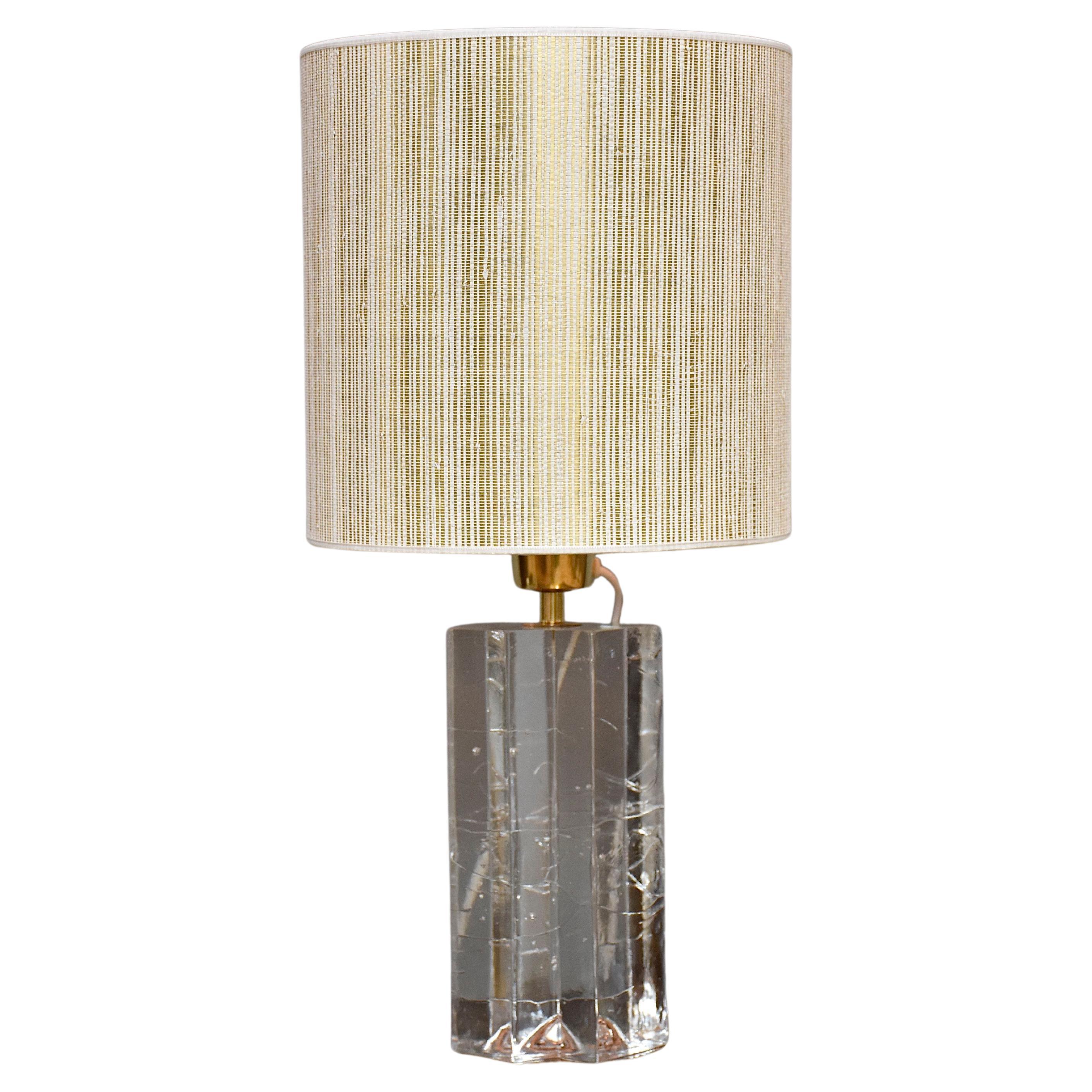 Glass and brass table lamp 'Arkipelago' by Timo Sarpaneva