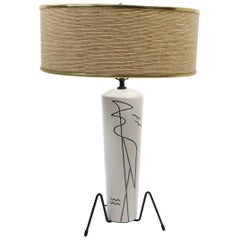 Mid Century Table Lamp Attributed to Fredrick Weinberg