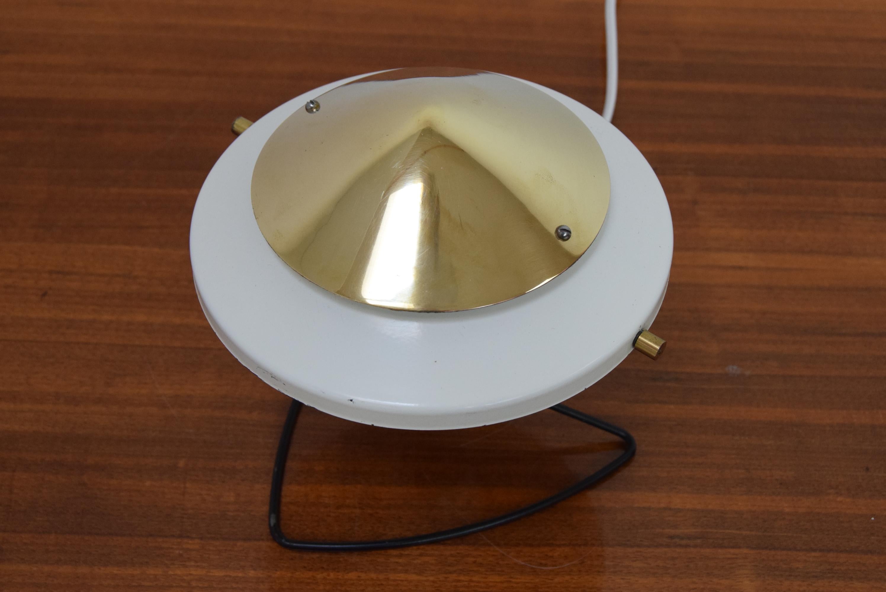 Czech Midcentury Table Lamp, Brno, 1970s For Sale