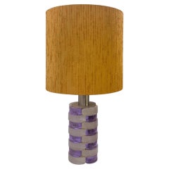 Lampada da tavolo di metà secolo di Albano Poli per Poliarte, Italia, anni '70
