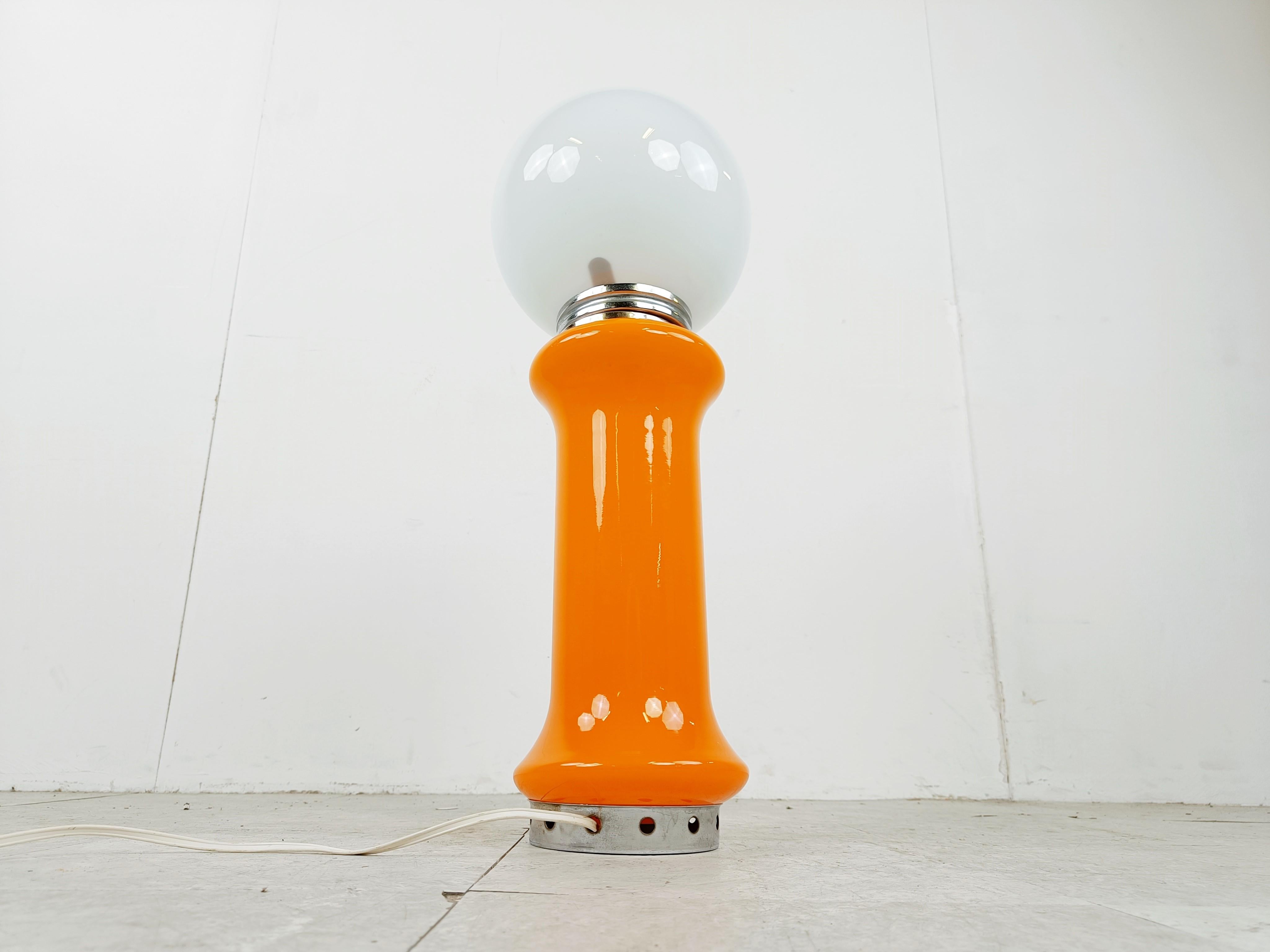 Mid-20th Century Mid century table lamp by Carlo Nason for Mazzega, 1960s  For Sale