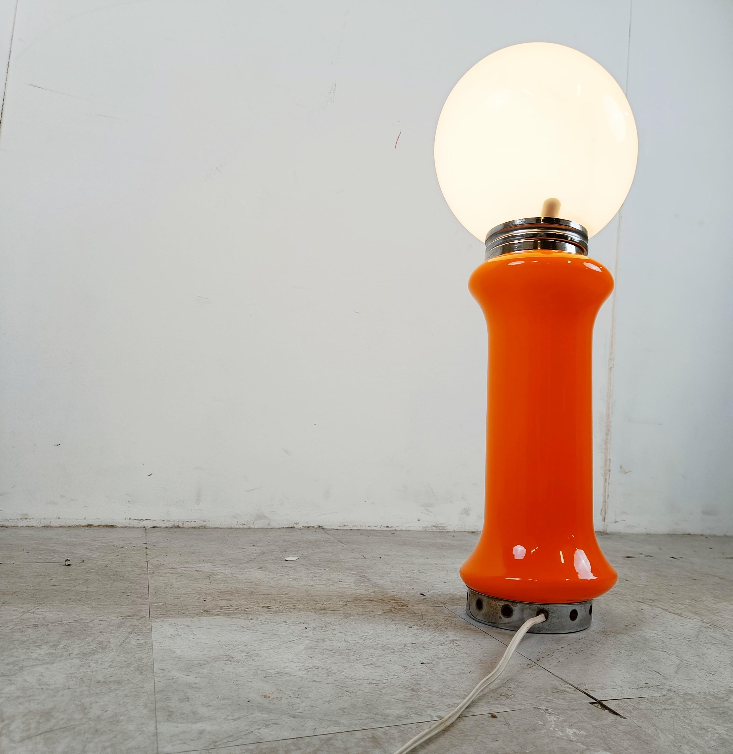 Mid century table lamp by Carlo Nason for Mazzega, 1960s  For Sale 2