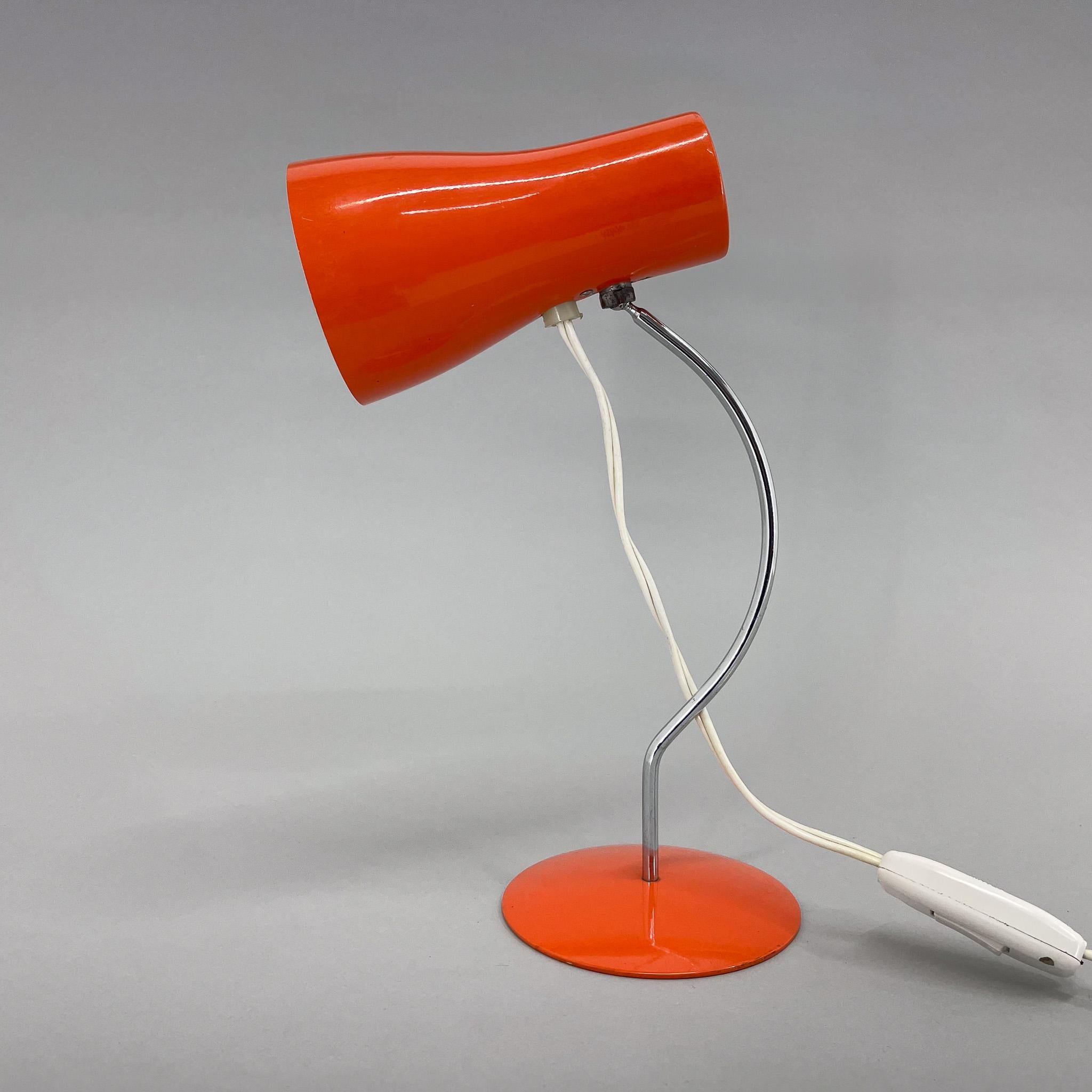 Mid-century Table Lamp by Designer Josef Hurka, Czechoslovakia, 1970s In Good Condition For Sale In Praha, CZ