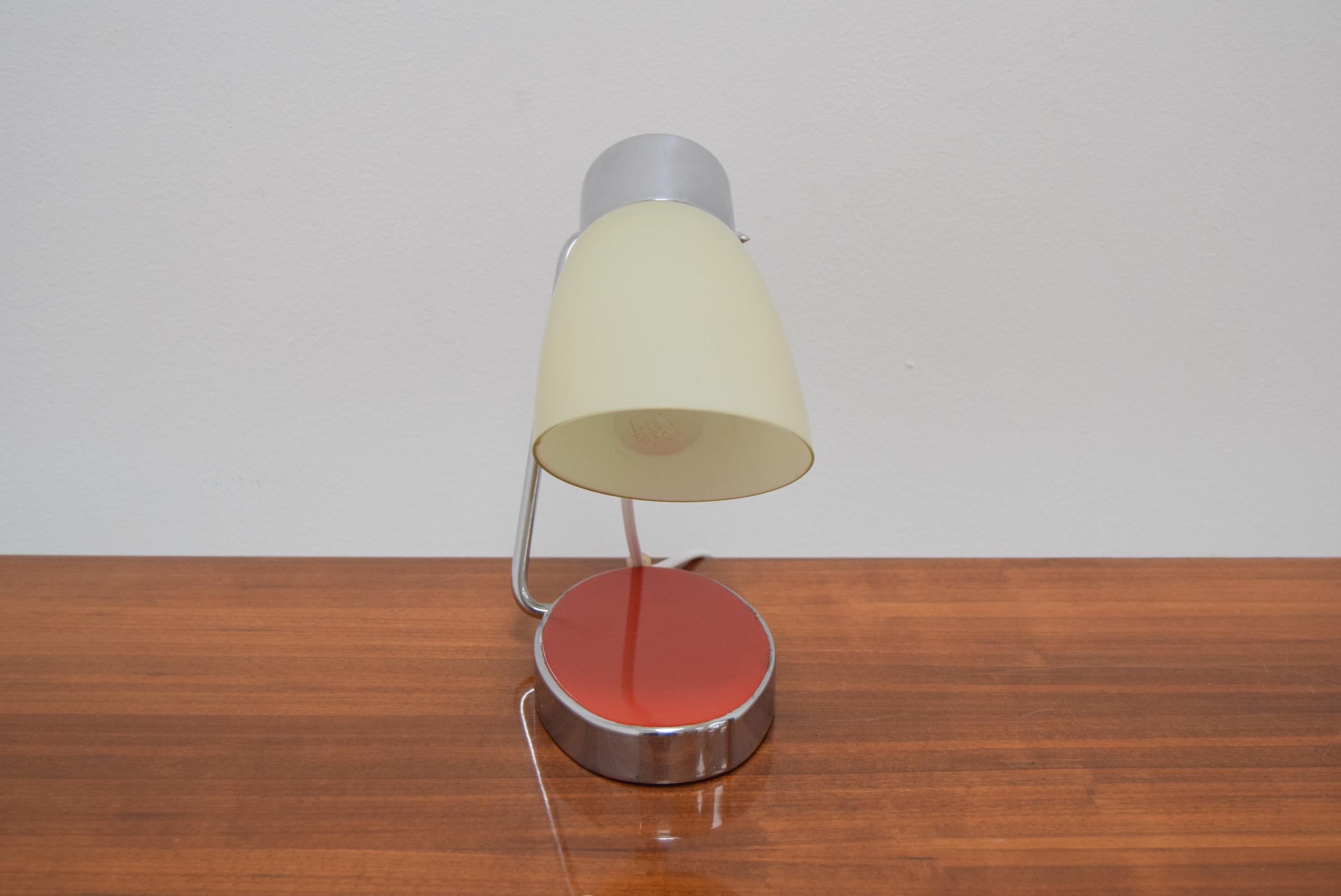 Czech Mid-Century Table Lamp by Drupol, 1960’s For Sale