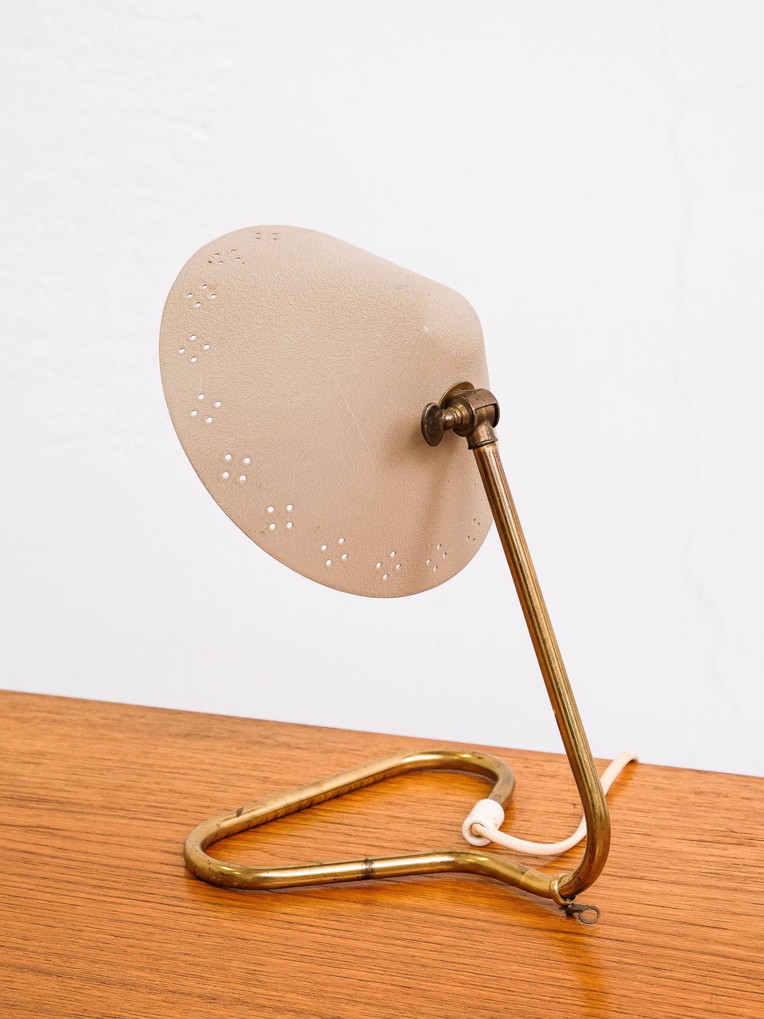Mid-20th Century Mid-Century Table Lamp by Erik Wärnå for Gnosjö Konstsmide, Sweden, 1950s