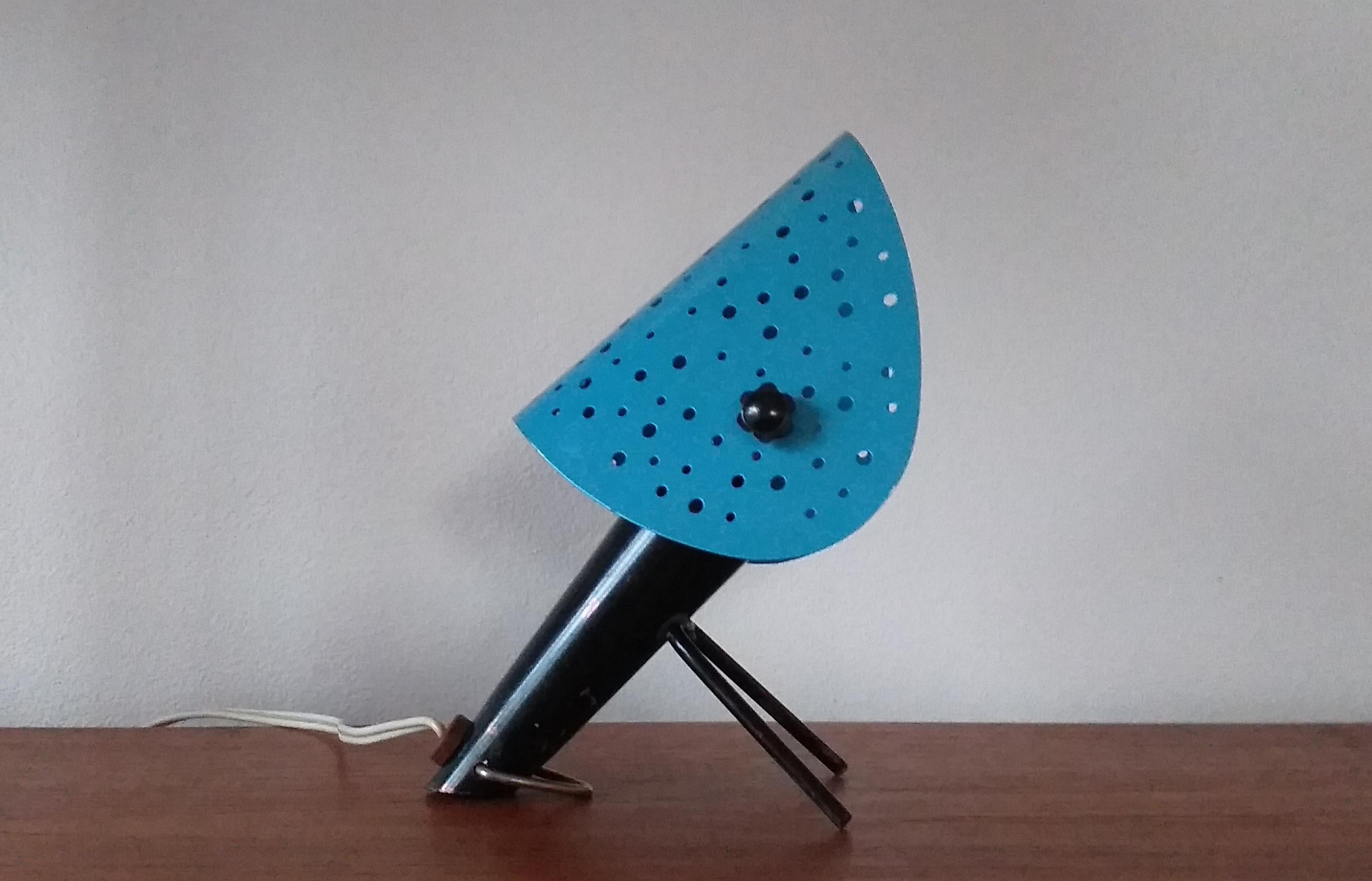 German Midcentury Table Lamp by Ernst Igl for Hillebrand, 1950s For Sale