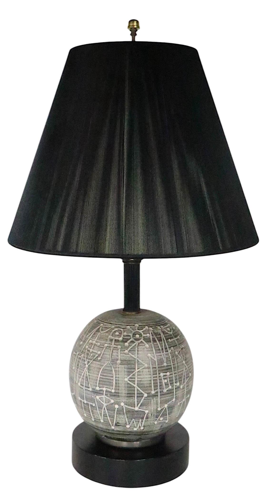 Lampada da tavolo del Mid Century di F.A.I.P. del 1950 ca. in vendita 3
