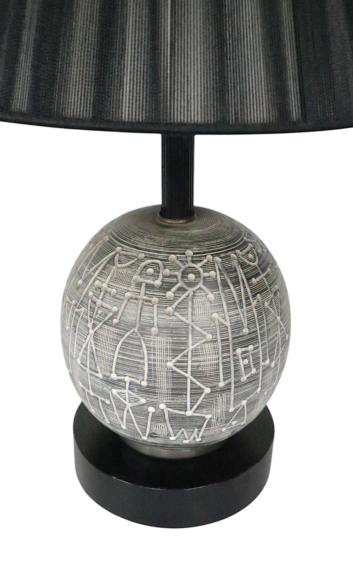 Lampada da tavolo del Mid Century di F.A.I.P. del 1950 ca. in vendita 4
