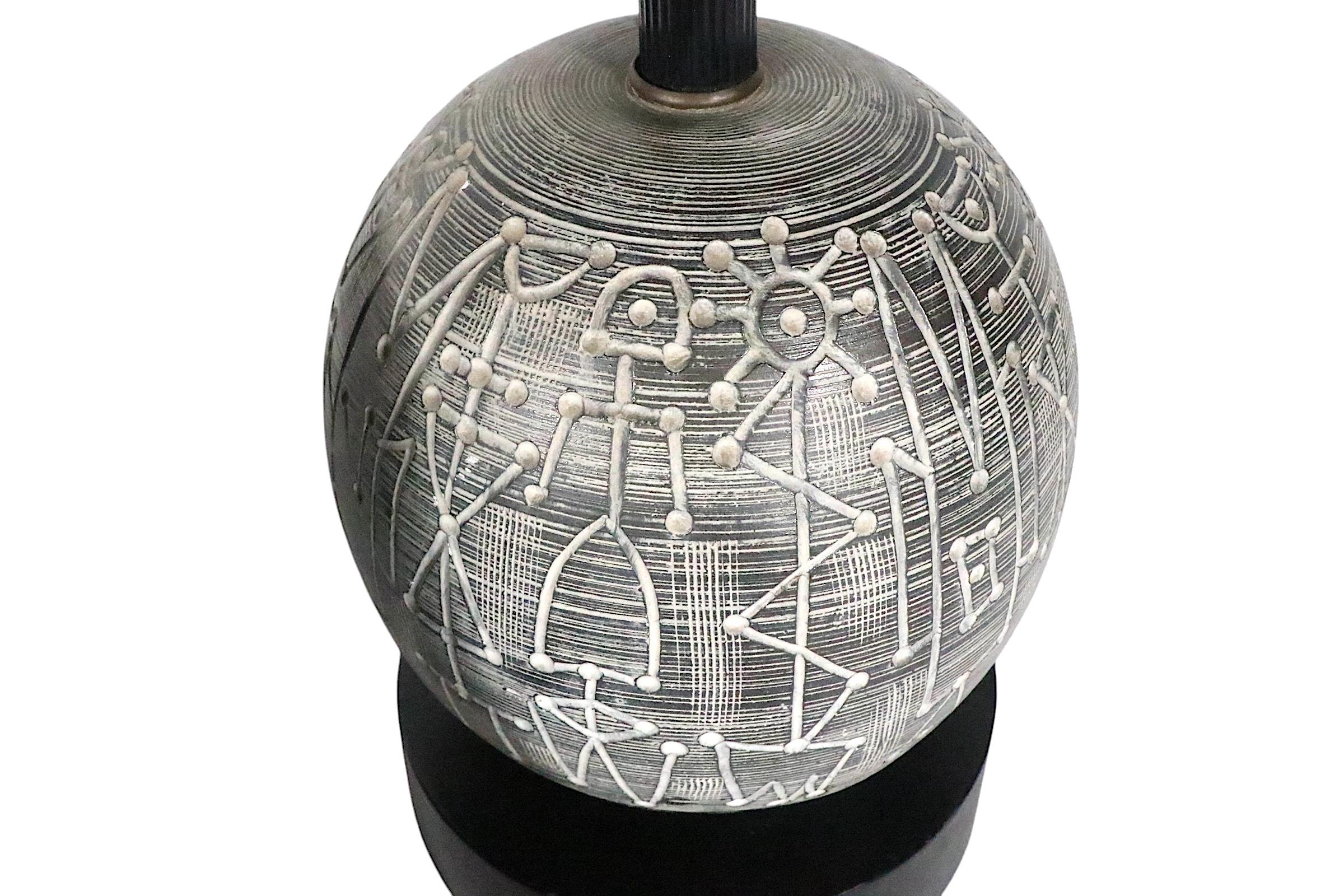 Lampada da tavolo del Mid Century di F.A.I.P. del 1950 ca. in vendita 5