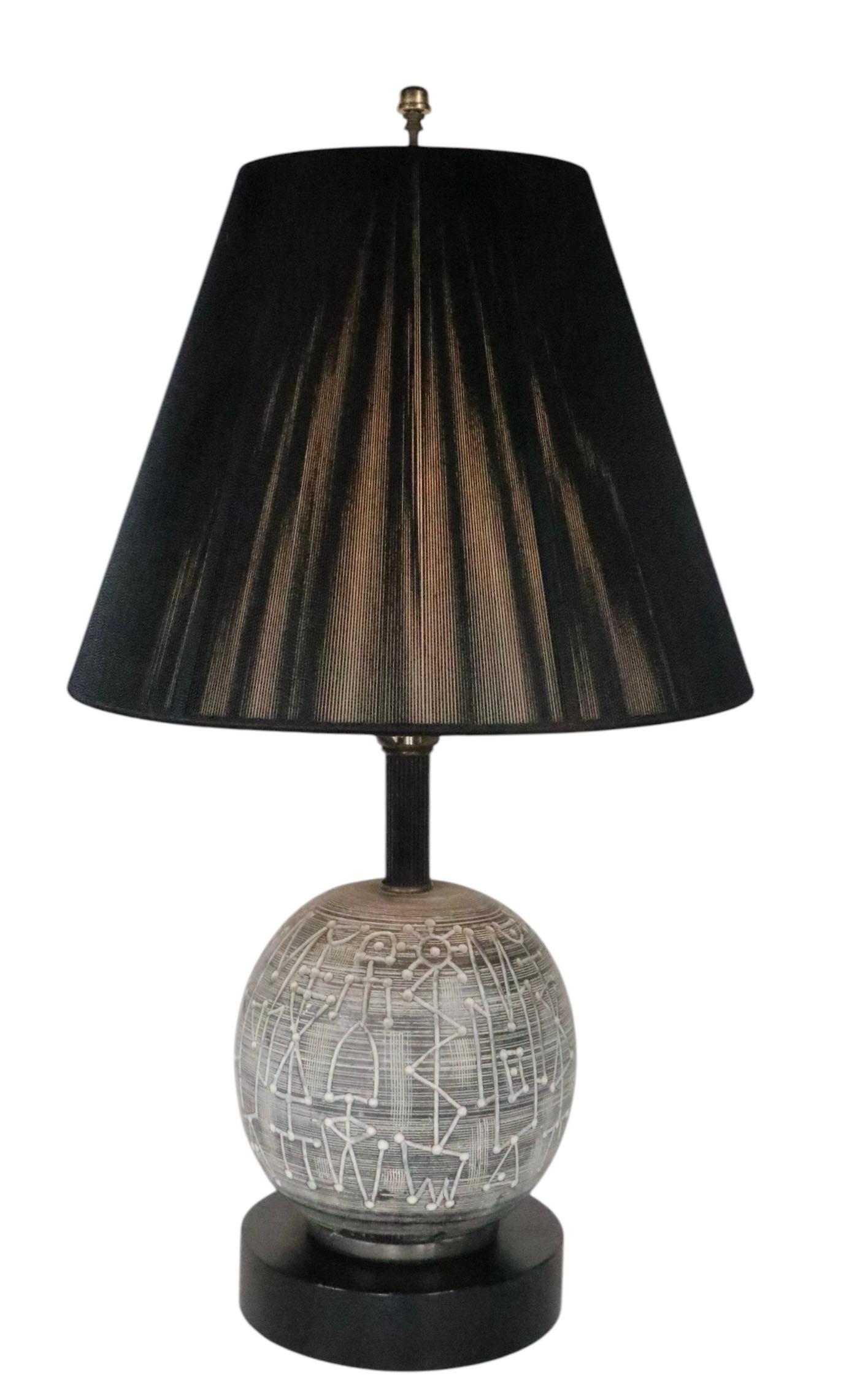 Lampada da tavolo del Mid Century di F.A.I.P. del 1950 ca. in vendita 8