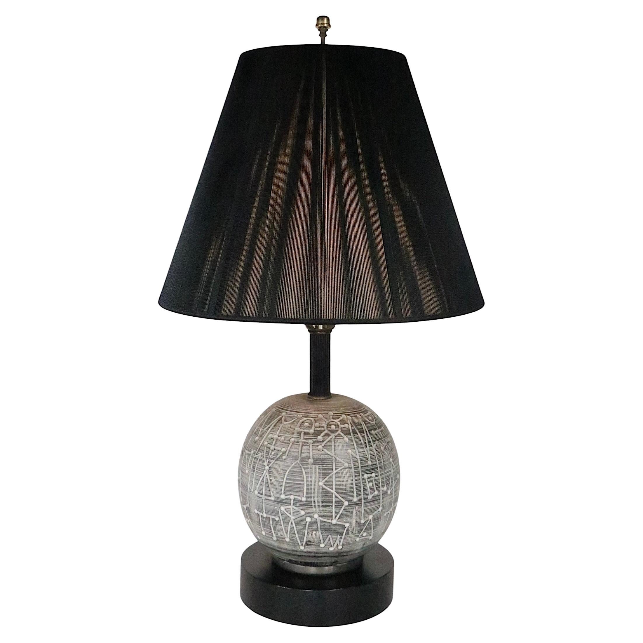 Lampada da tavolo del Mid Century di F.A.I.P. del 1950 ca. in vendita