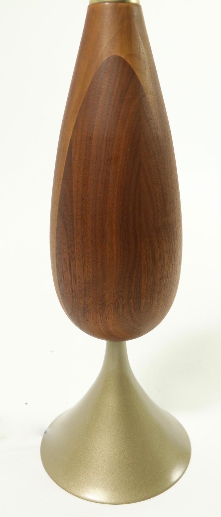 20th Century Mid Century Table Lamp by Gerald Thurston For Sale