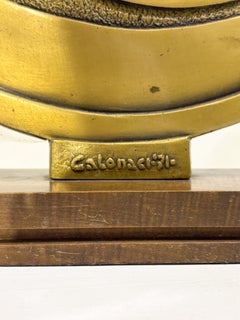 Lampada da tavolo in stile Mid-Century di Giuseppe Calonaci, Italia, anni '70