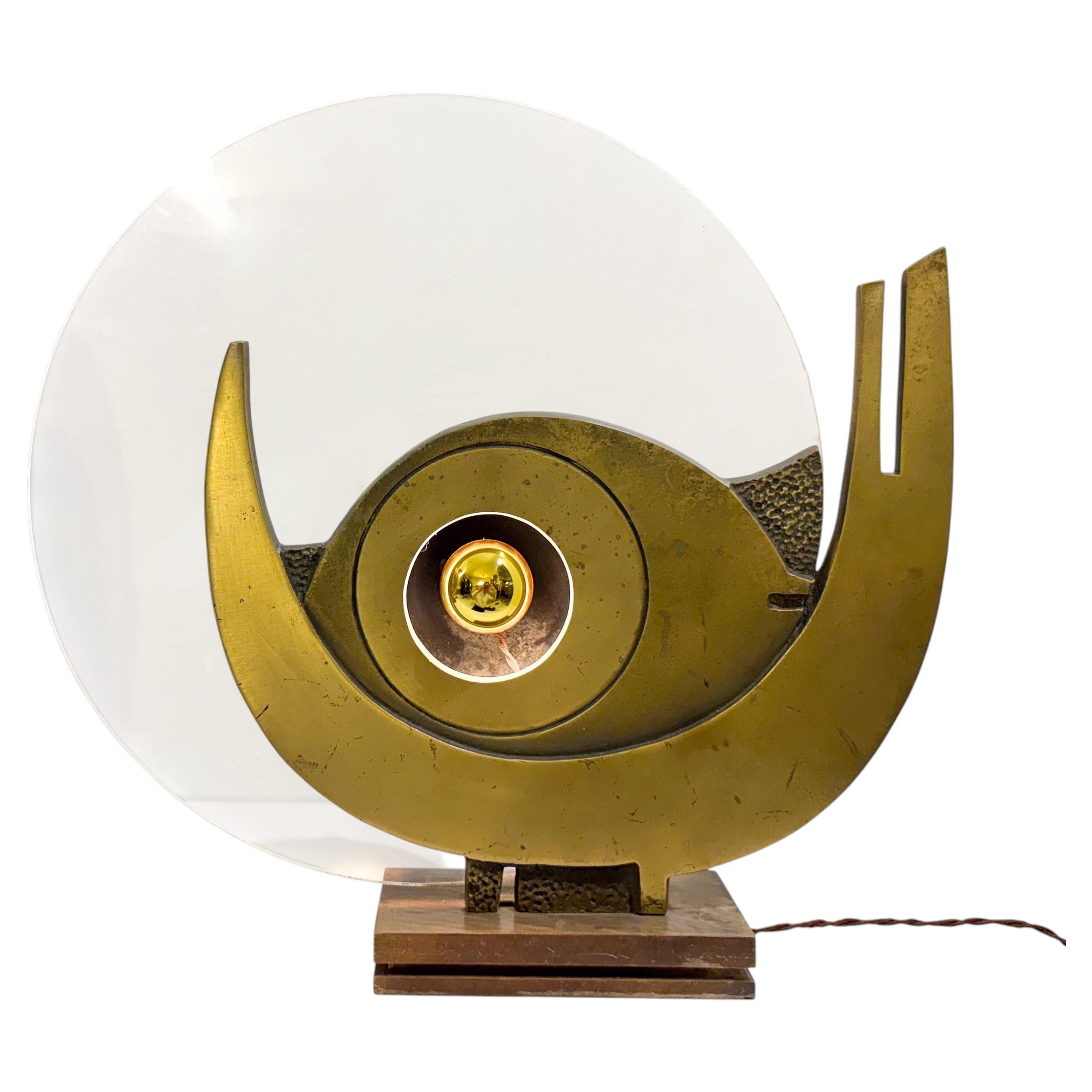 Tischlampe aus der Mitte des Jahrhunderts von Giuseppe Calonaci, Italien, 1970er Jahre im Angebot