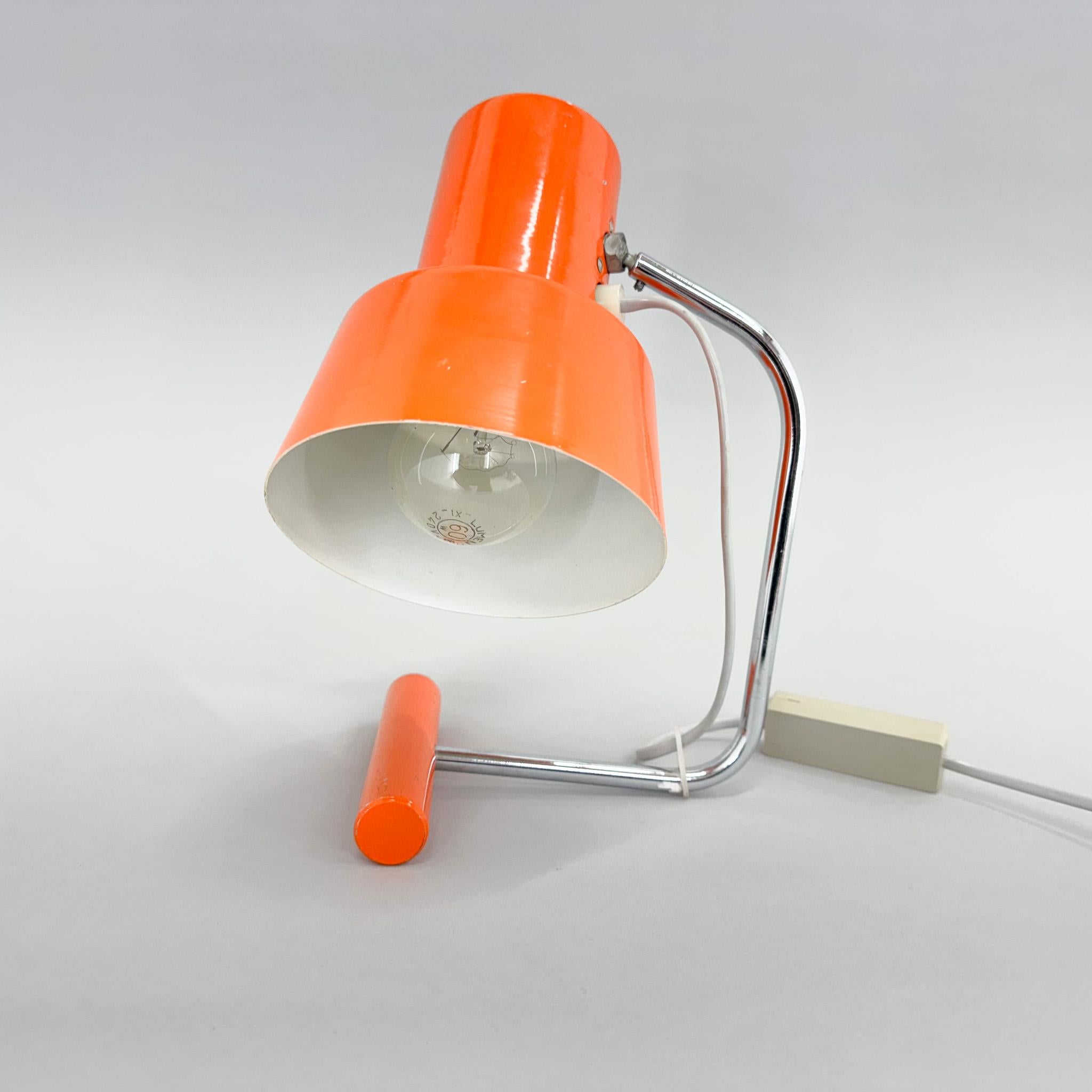Czech Mid Century Table Lamp by Josef Hůrka, 1960's For Sale