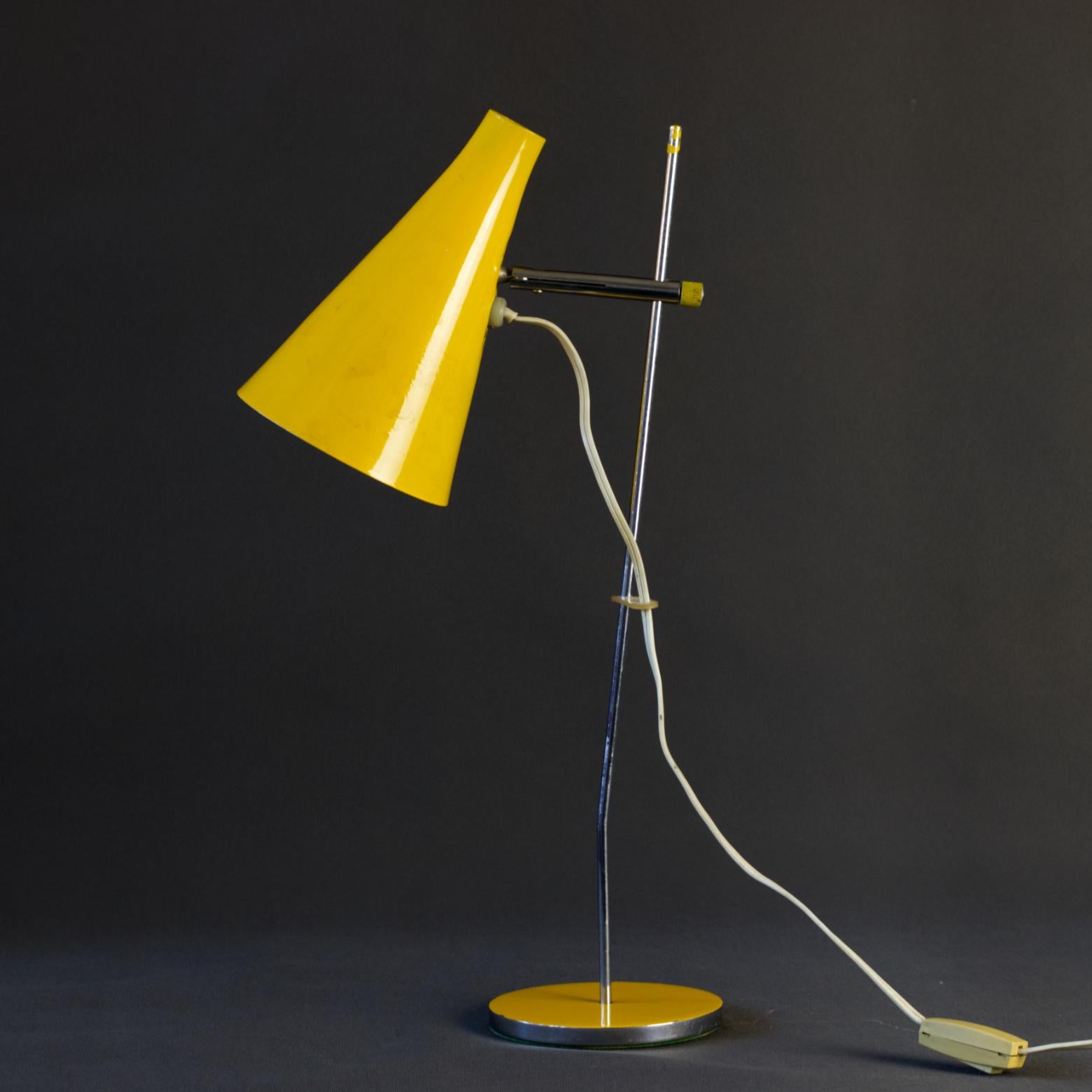 Lampada da tavolo di metà secolo di Josef Hurka per Lidokov Cecoslovacchia, anni '60 in vendita 1