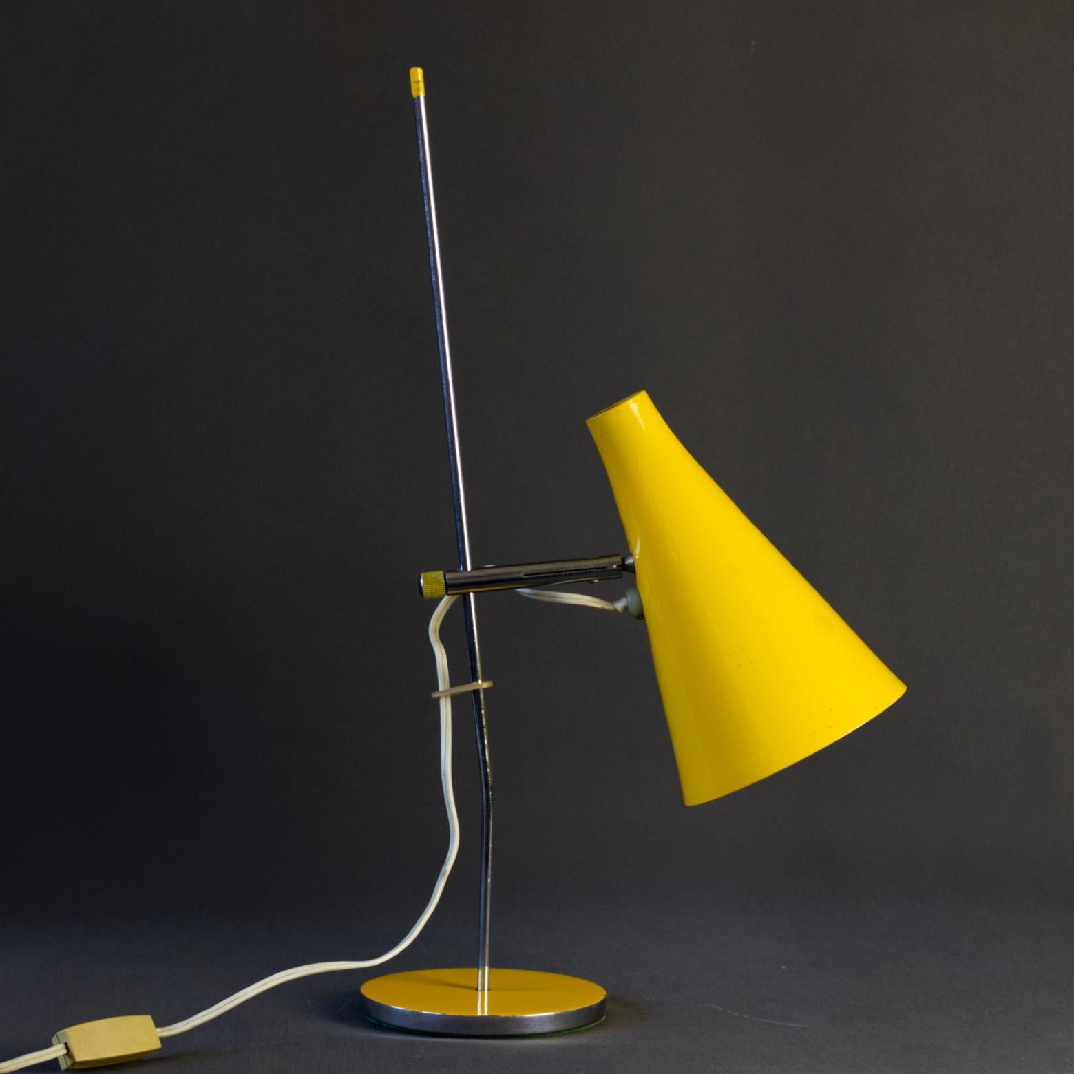 Lampada da tavolo di metà secolo di Josef Hurka per Lidokov Cecoslovacchia, anni '60 in vendita 3