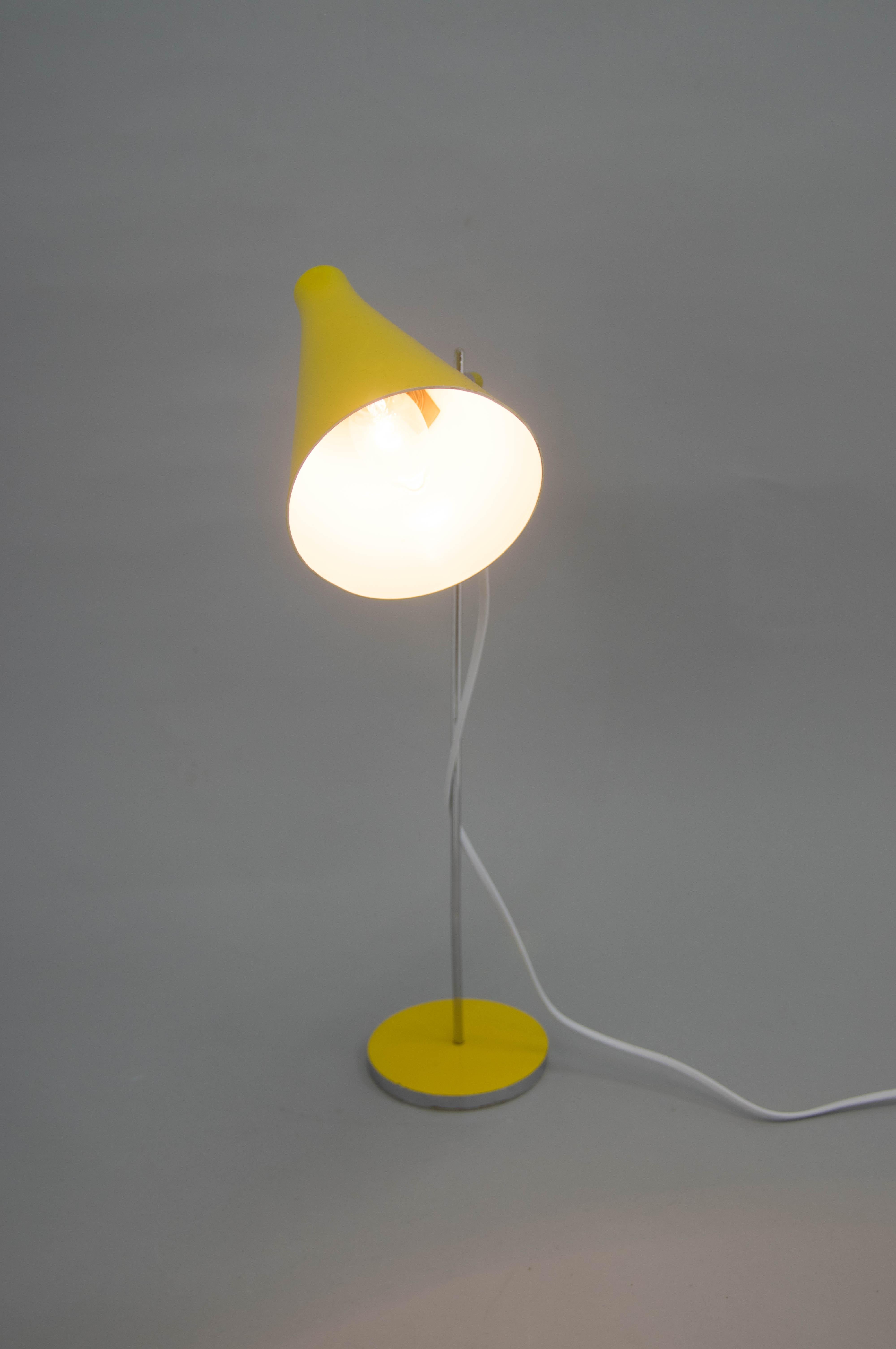 Mid-Century Modern Mid-Century Table Lamp by Josef Hůrka for Napako, 1960's For Sale