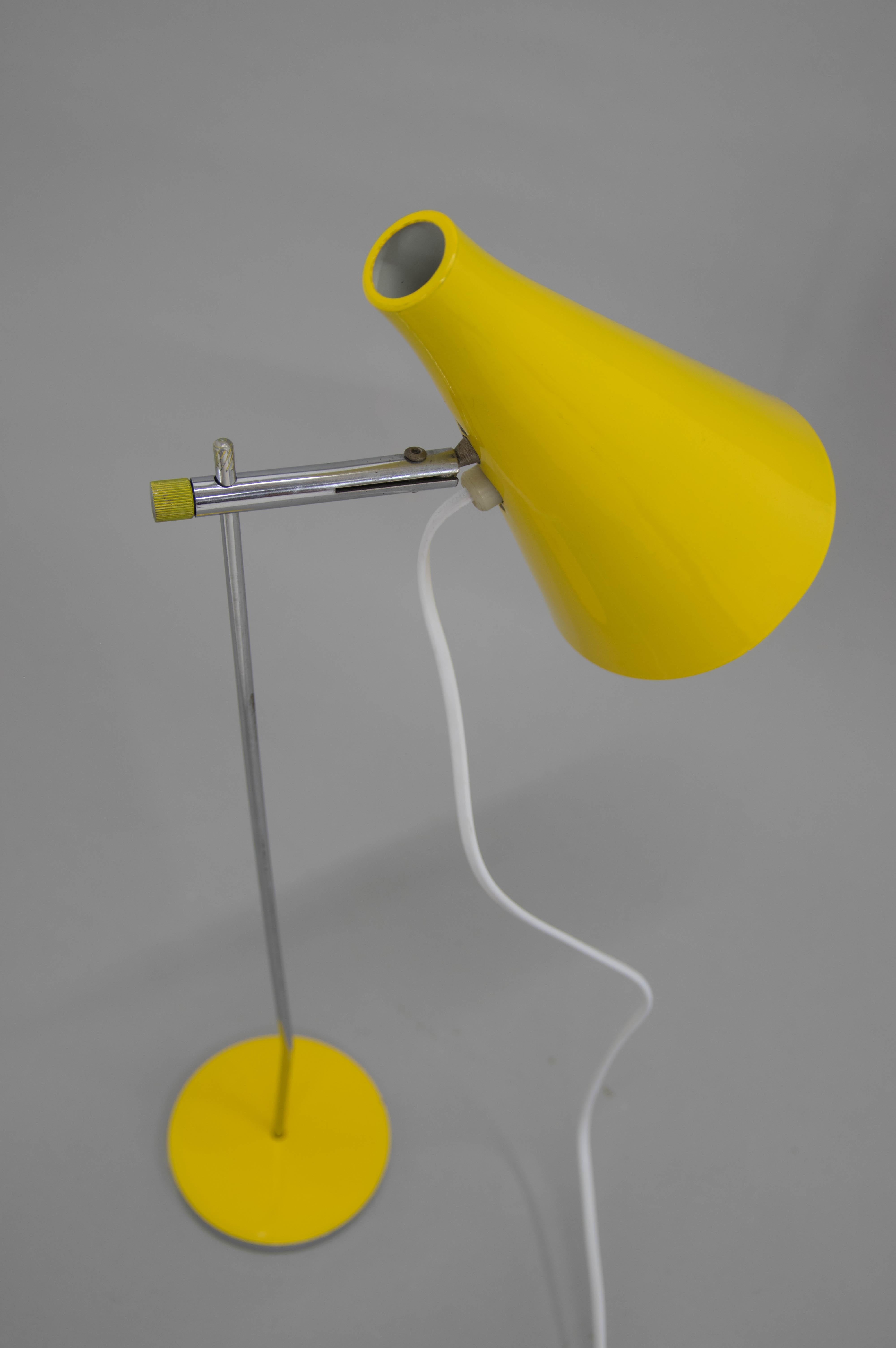 Mid-20th Century Mid-Century Table Lamp by Josef Hůrka for Napako, 1960's For Sale