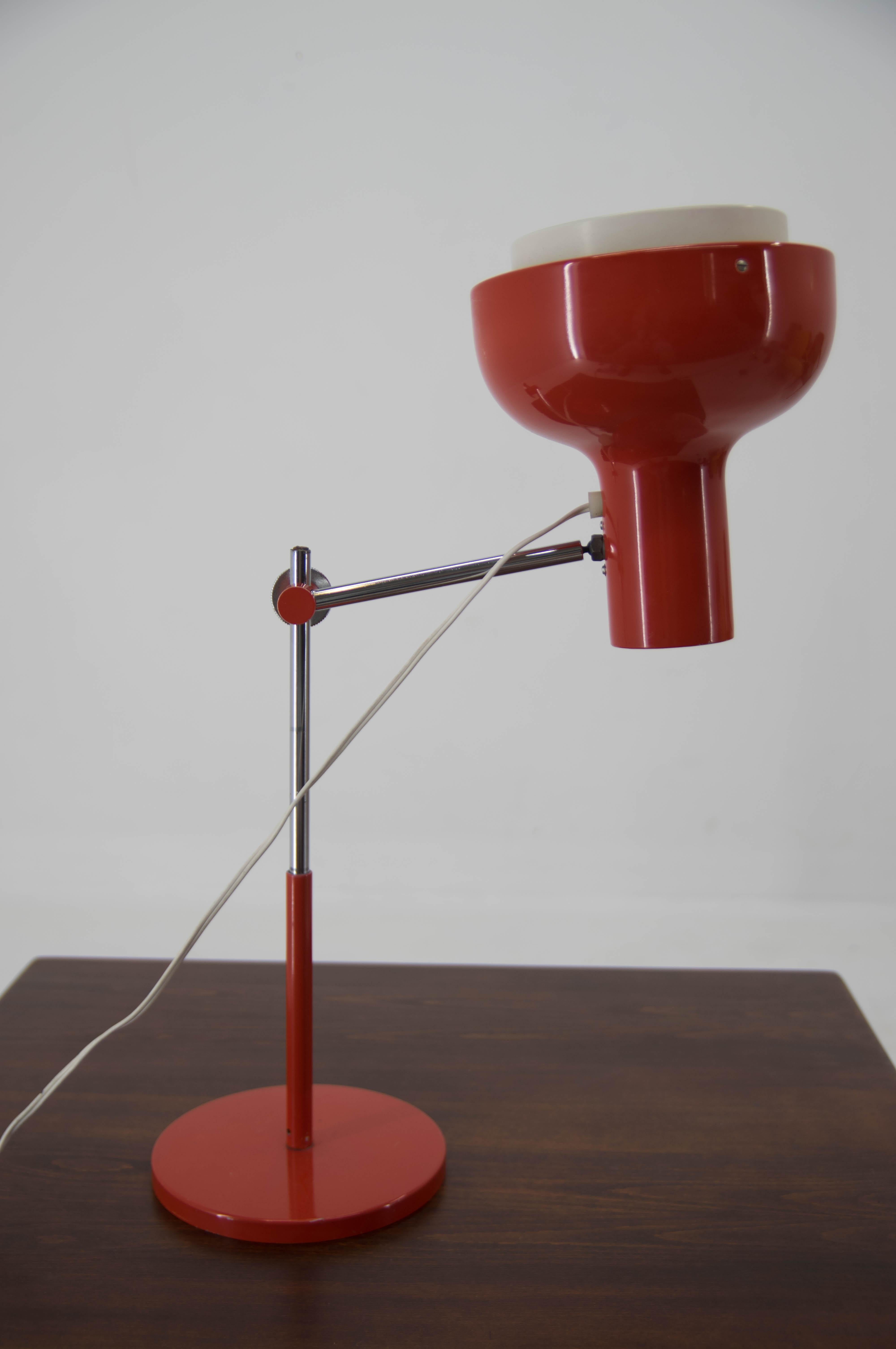 Mid-Century Modern Mid-Century Table Lamp by Josef Hurka for Napako, 1970s For Sale