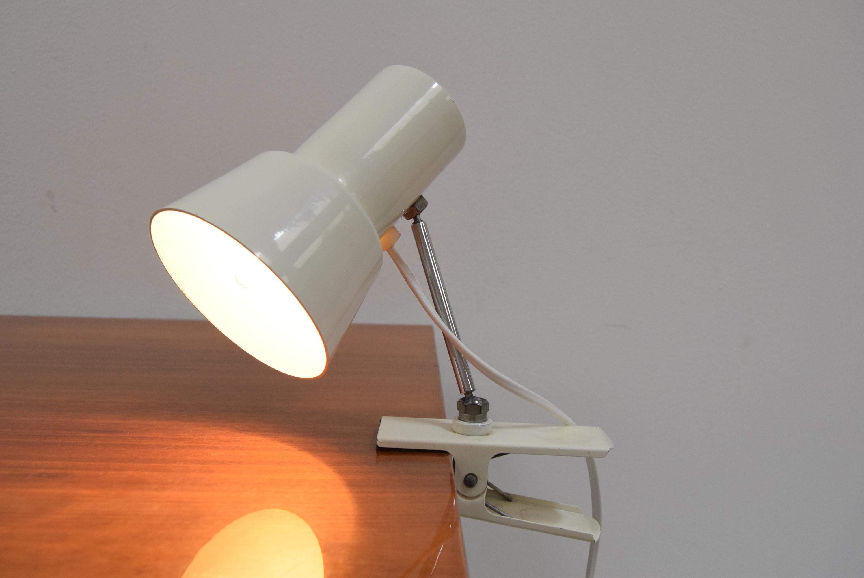 Metal Mid-Century Table Lamp by Josef Hurka for Napako, 1960's For Sale
