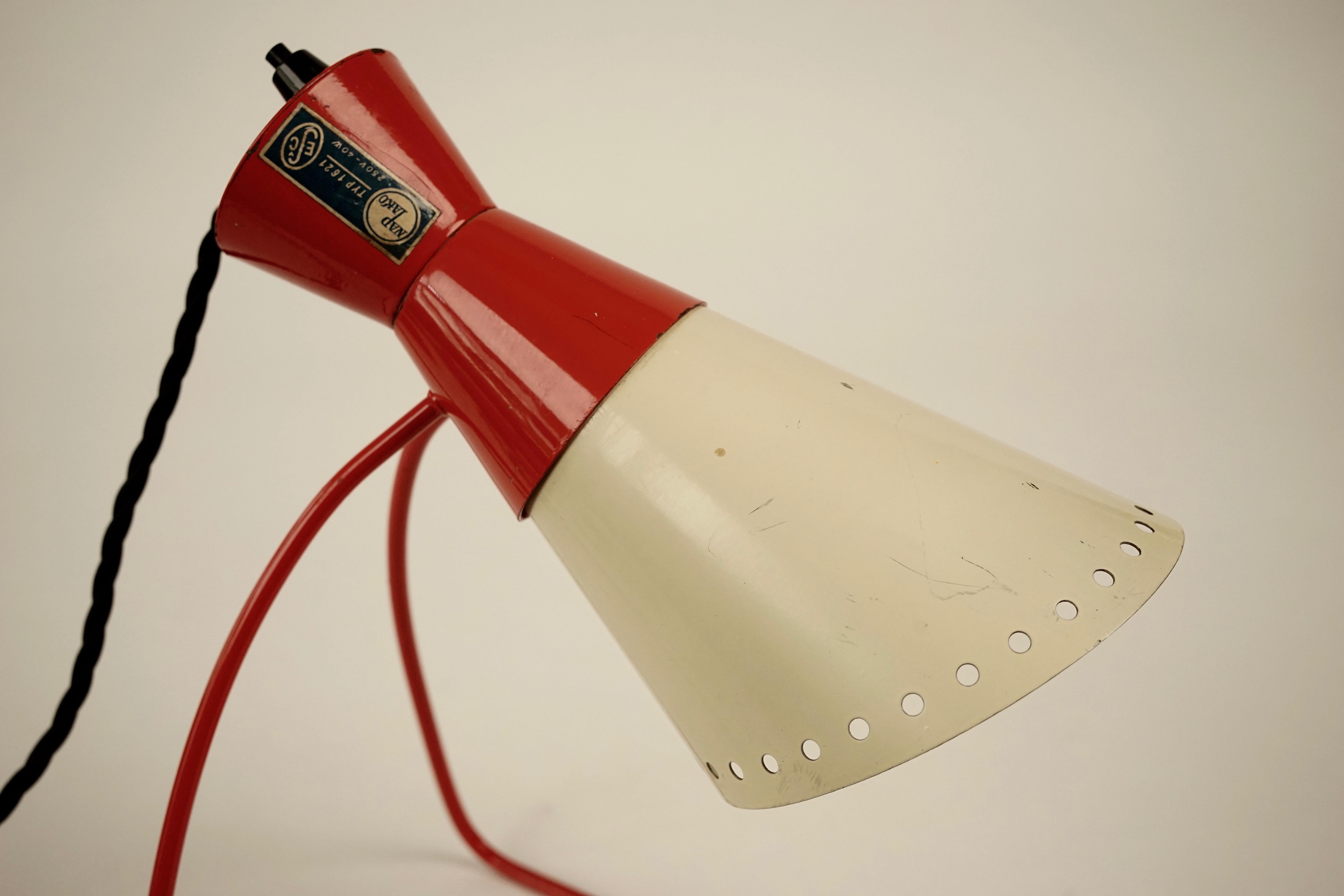 Midcentury Table Lamp by Josef Hurka In Good Condition For Sale In Vienna, Austria