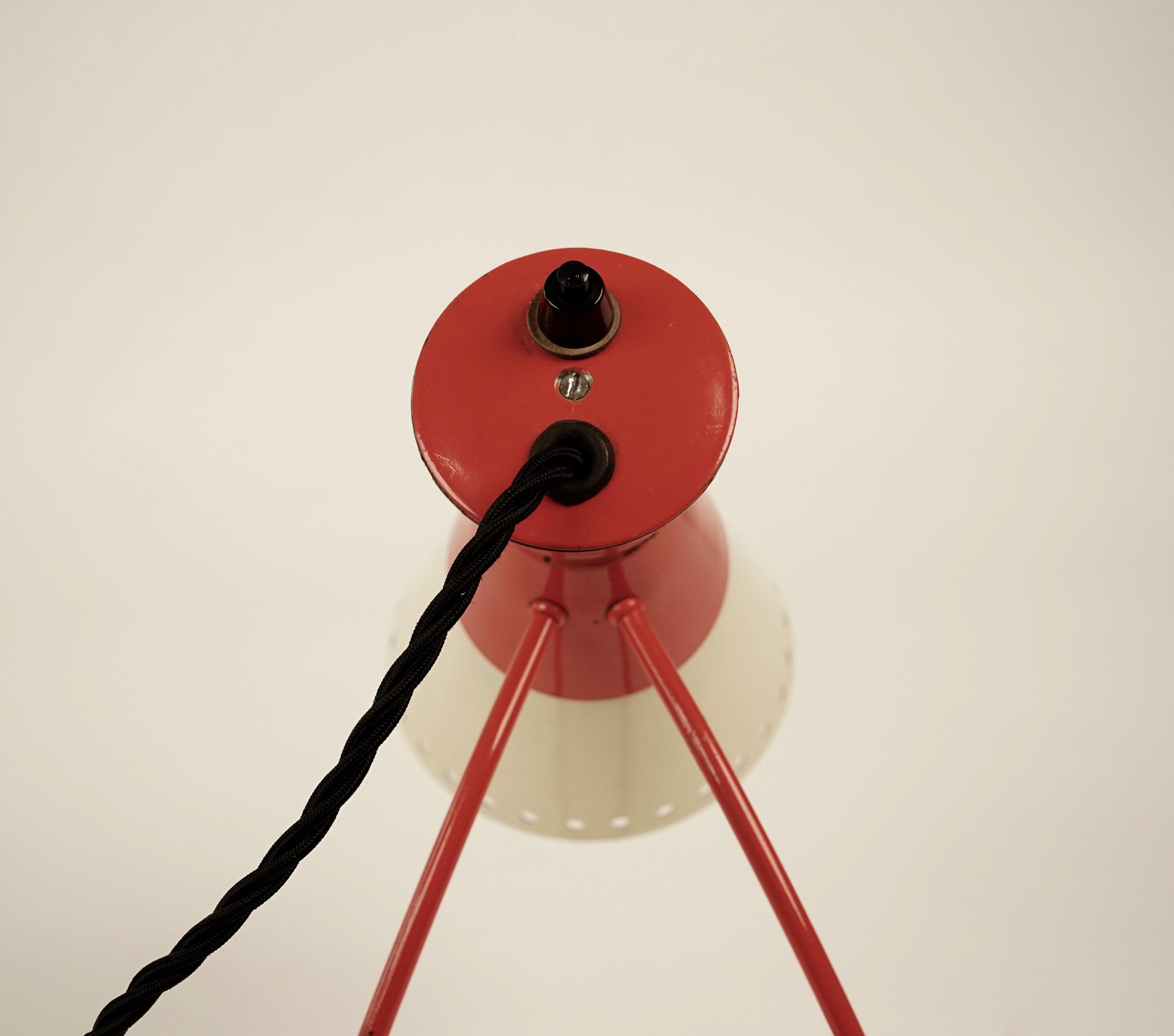 Mid-20th Century Midcentury Table Lamp by Josef Hurka For Sale