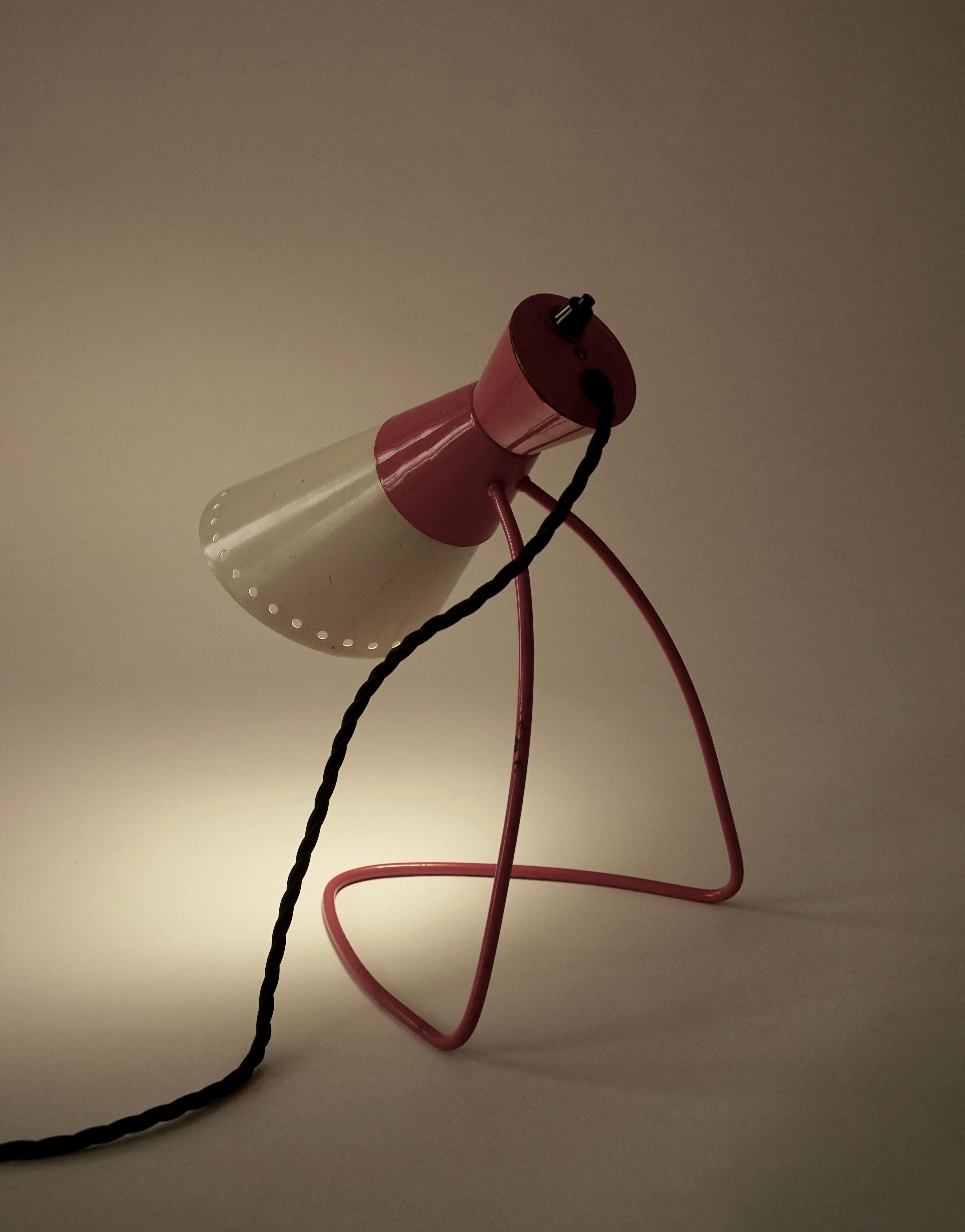 Midcentury Table Lamp by Josef Hurka For Sale 2