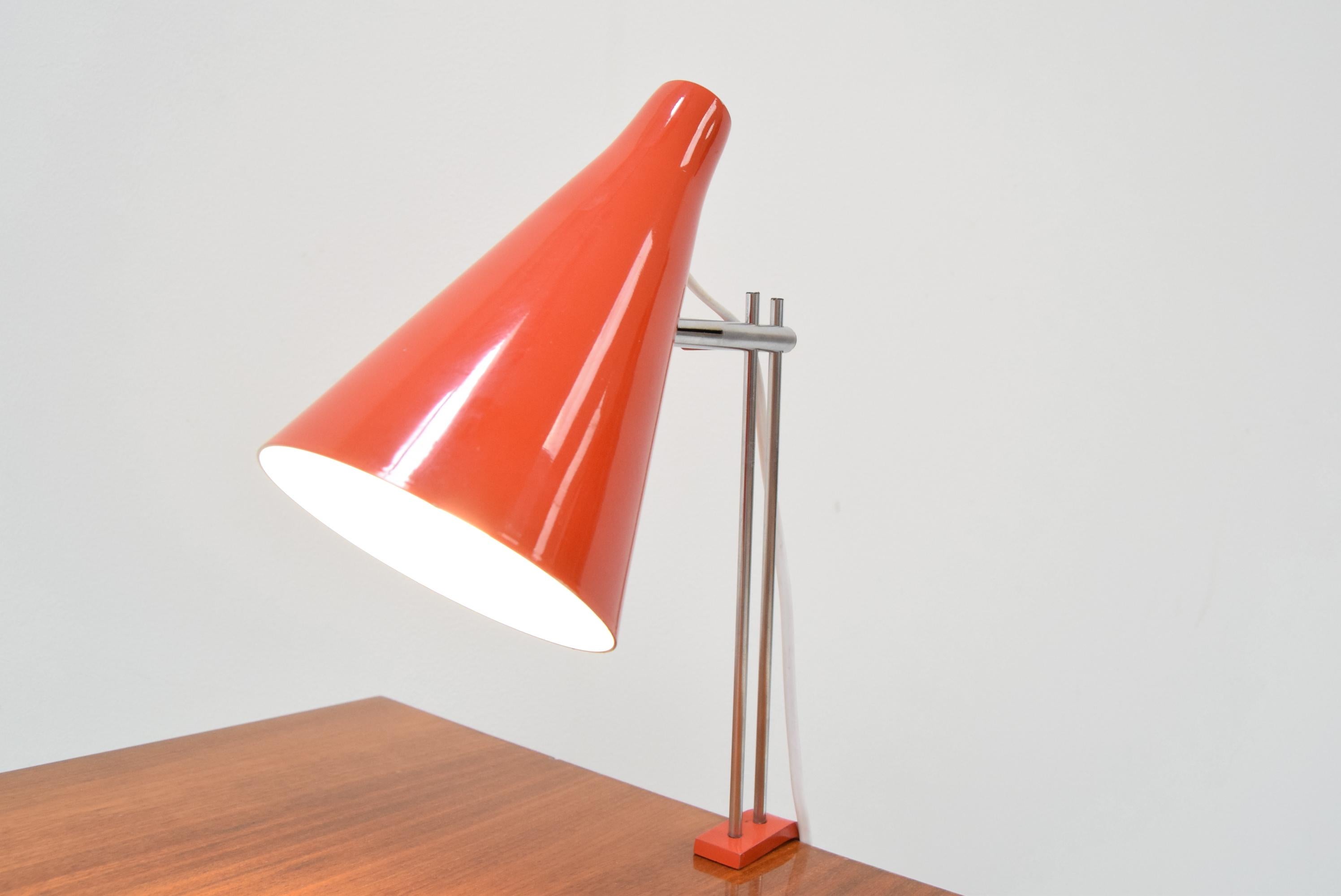 Mid-Century Table Lamp by Josef Hurka, 1960's For Sale 1