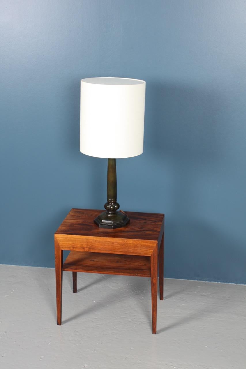 Scandinavian Modern Midcentury Table Lamp by Just Andersen Made in Denmark, 1940s