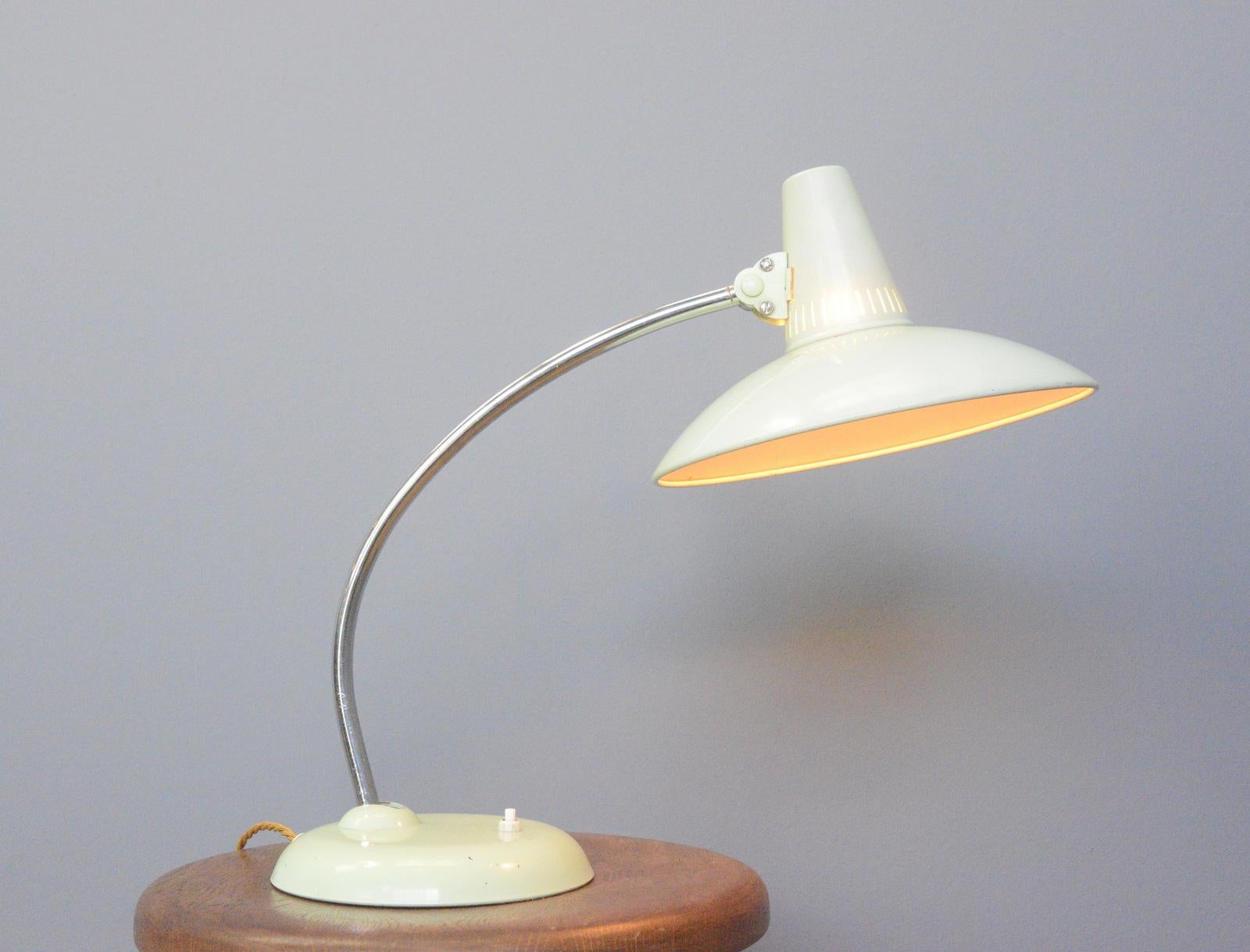 Mid Century Table Lamp By Kaiser Circa 1960s For Sale 5