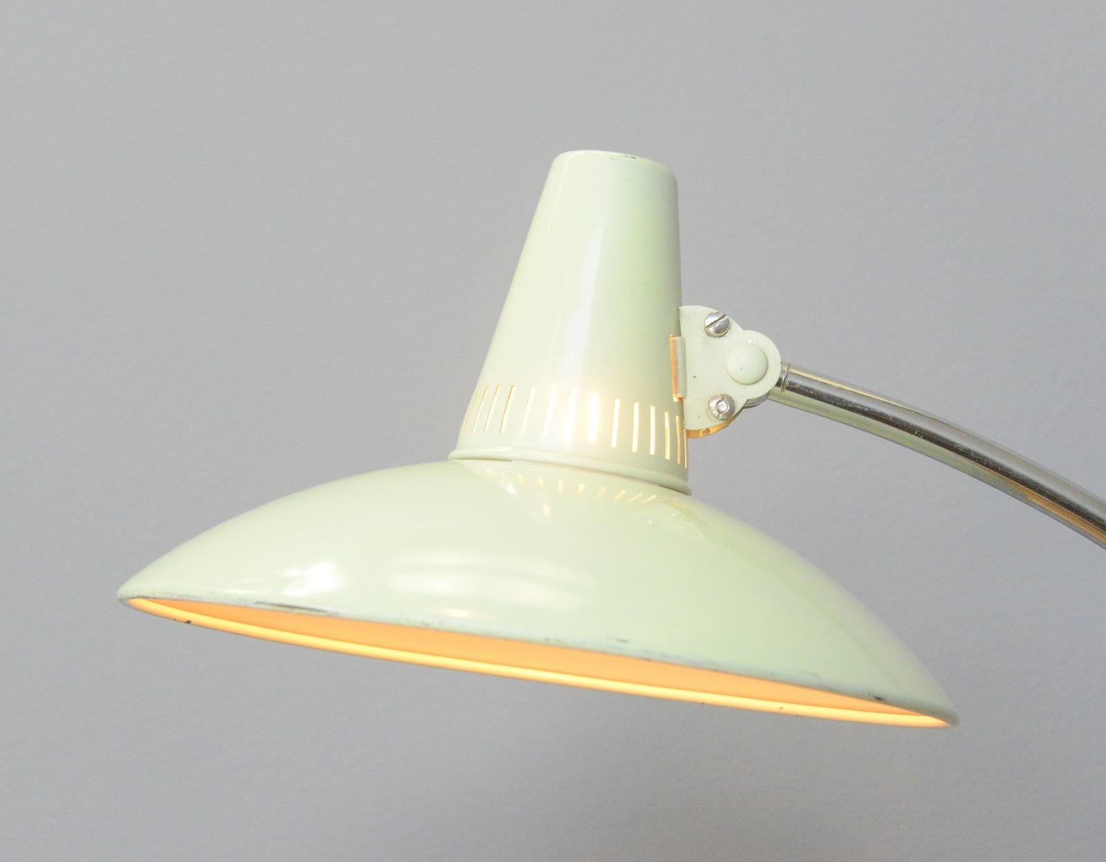 German Mid Century Table Lamp By Kaiser Circa 1960s For Sale