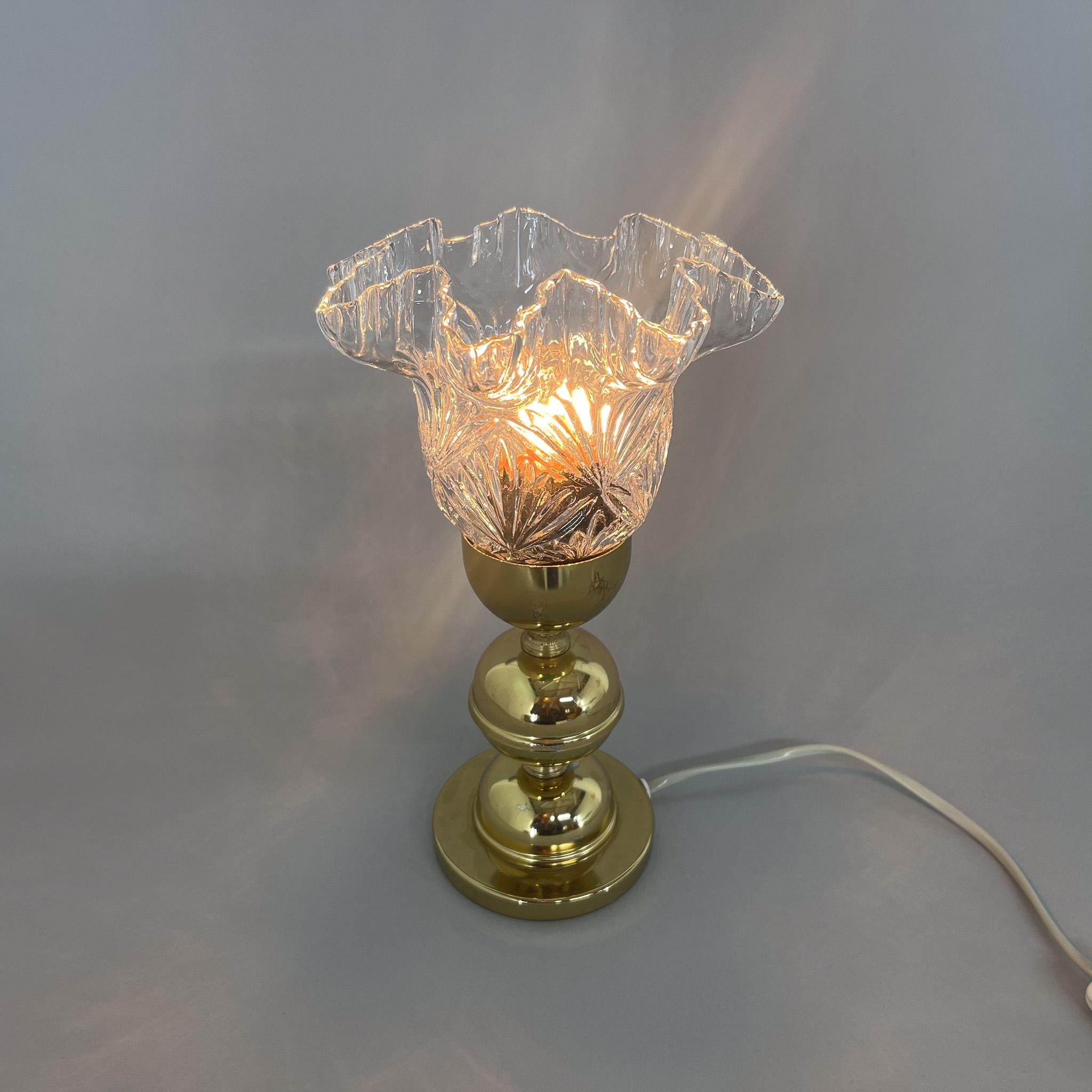 20th Century Mid Century Table Lamp by Kamenický Šenov, Labeled, 1960's For Sale