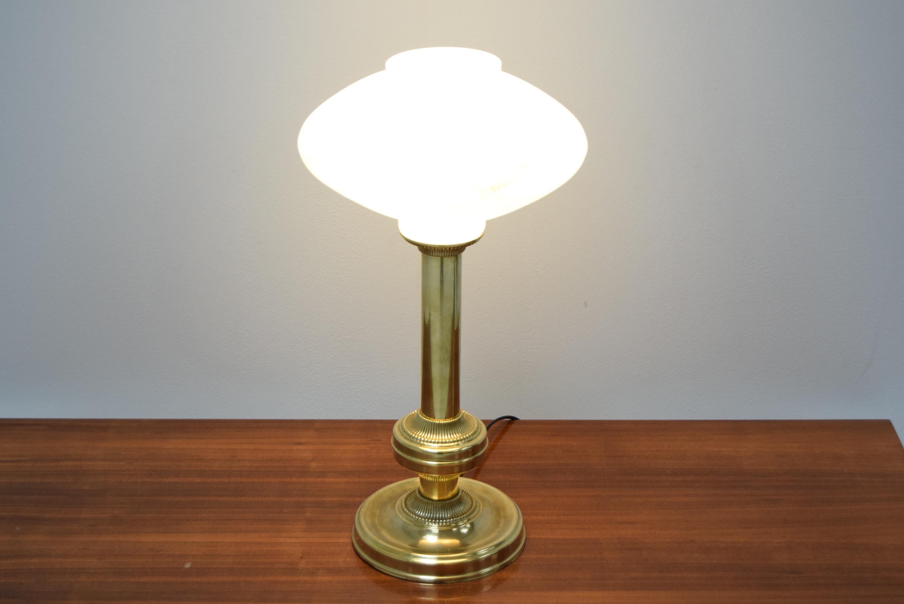 Czech Mid-Century Table Lamp by Kamenicky Senov, 1960's For Sale