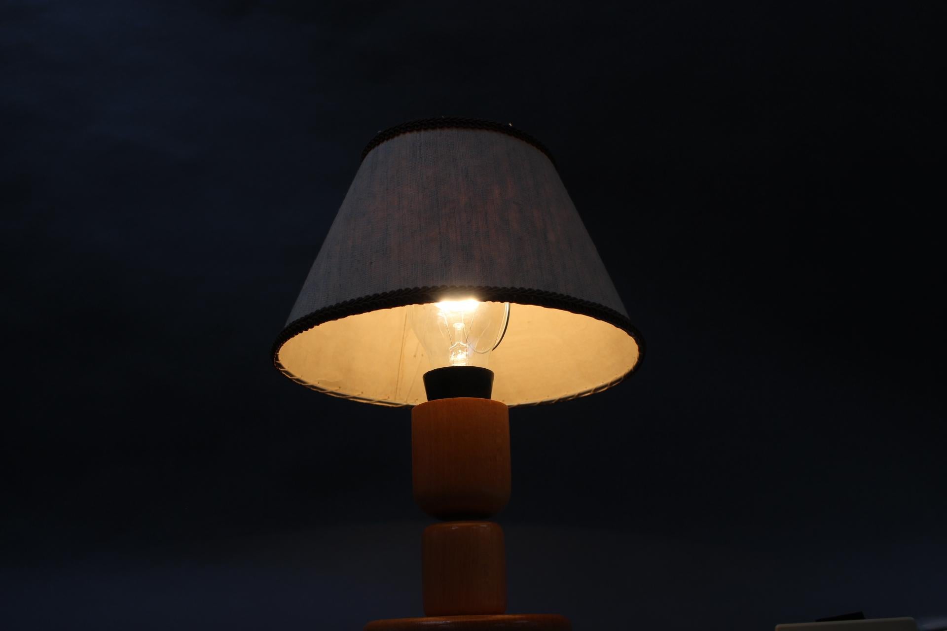 Mid-century Table Lamp by Lipta, 1960s, Czechoslovakia For Sale 4