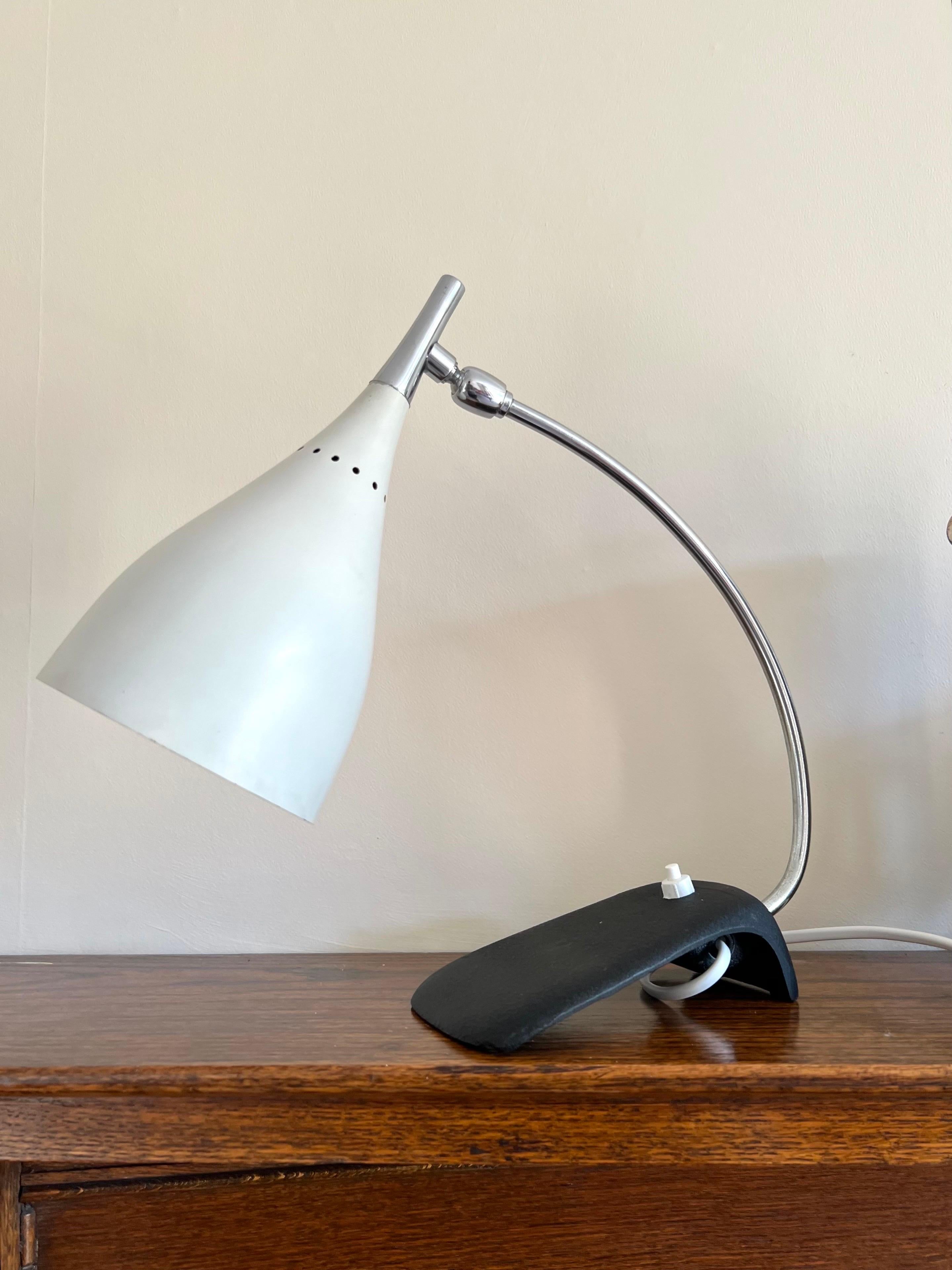 Mid-20th Century Mid Century Table Lamp by Louis Kalff for Gebrüder Cosack For Sale