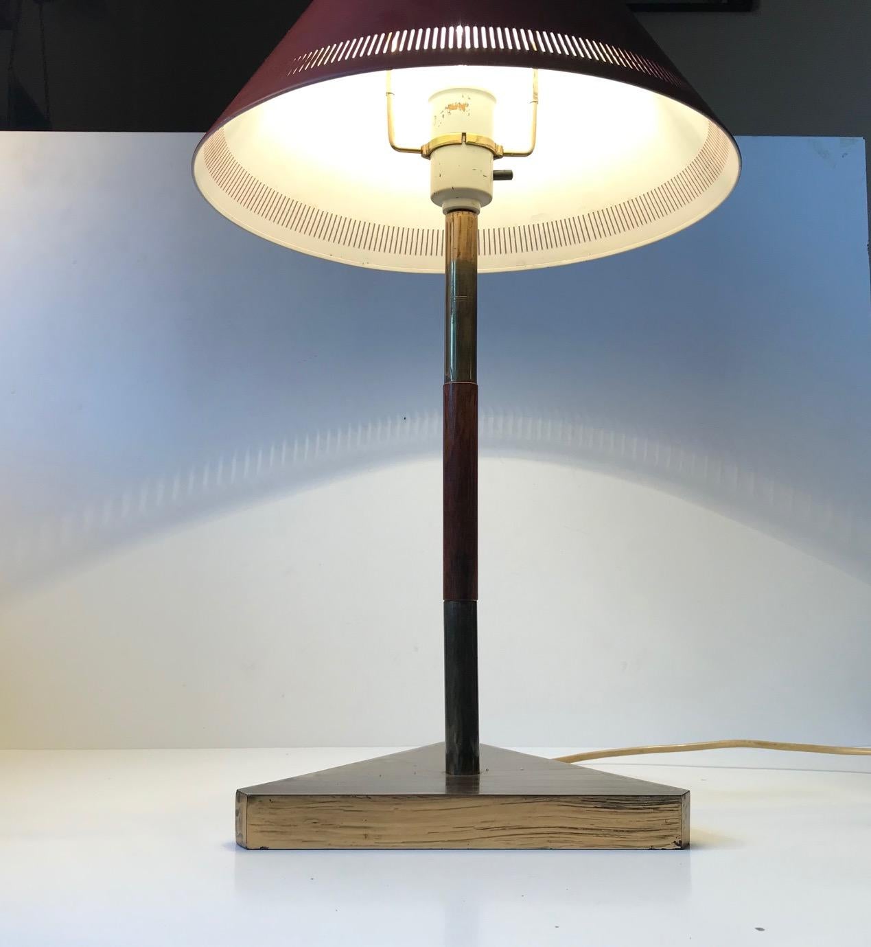 Danish Midcentury Table Lamp by Lyfa, 1960s