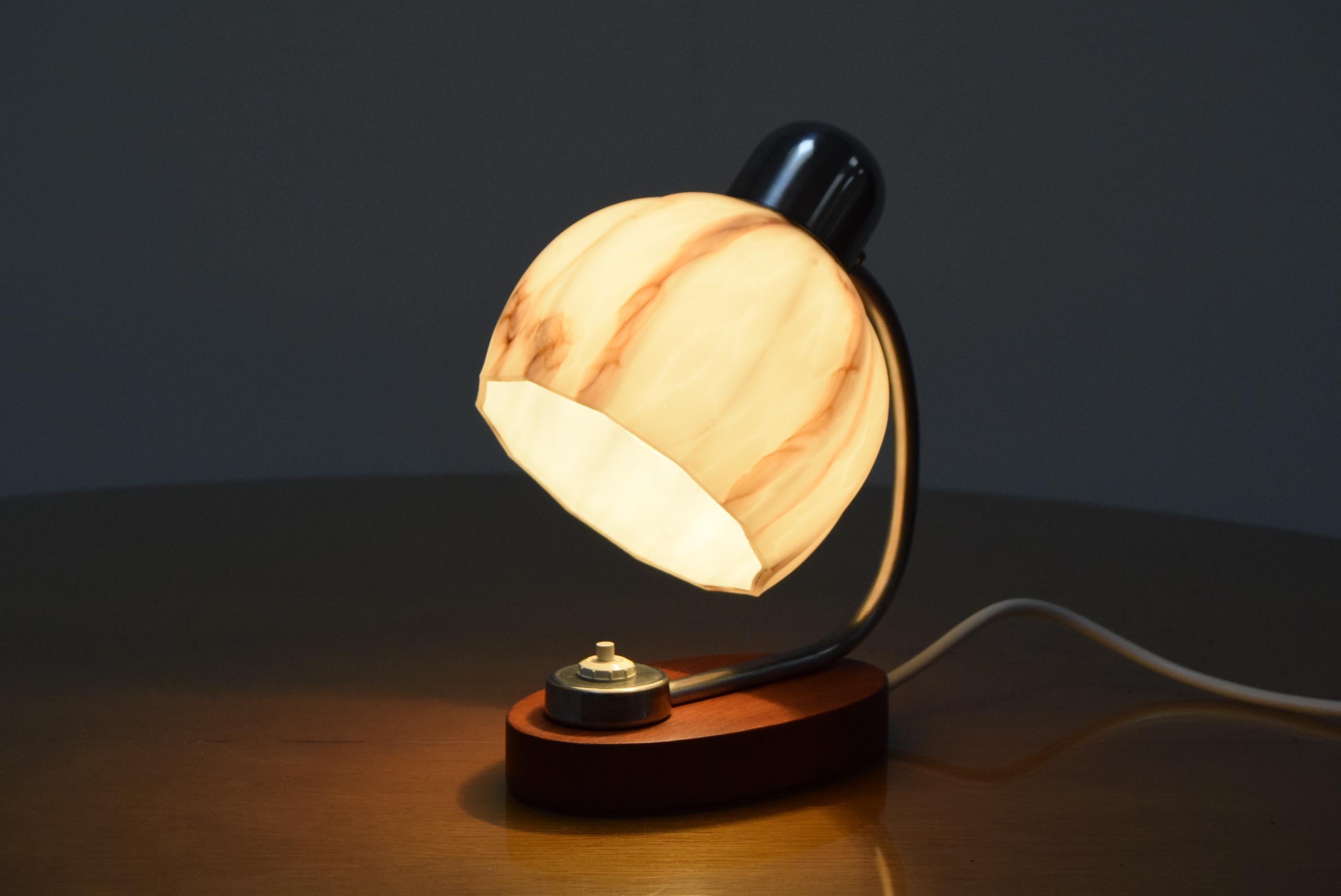 Mid-Century Table Lamp by Napako, 1950‘s 1