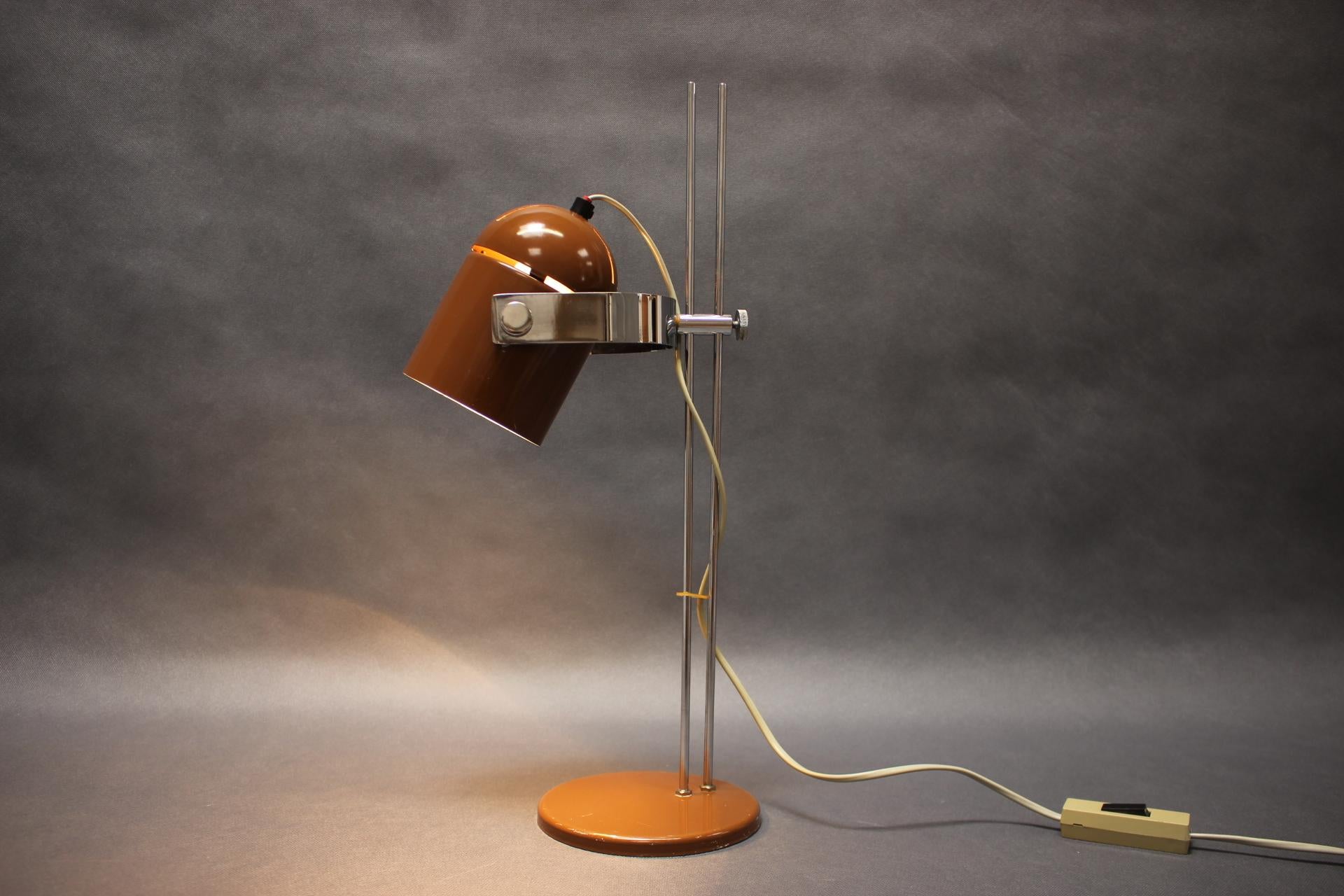Mid-Century Table Lamp by Stanislav Indra, Czechoslovakia, 1970s For Sale 4