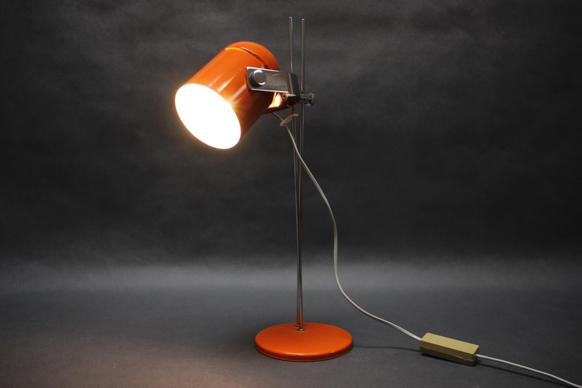 Mid-Century Table Lamp by Stanislav Indra, Czechoslovakia, 1970s For Sale 4