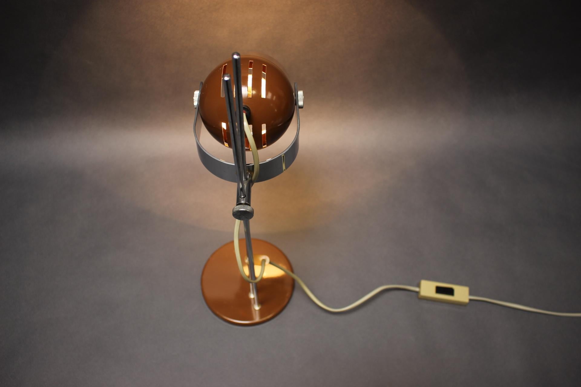 Mid-Century Table Lamp by Stanislav Indra, Czechoslovakia, 1970s For Sale 5