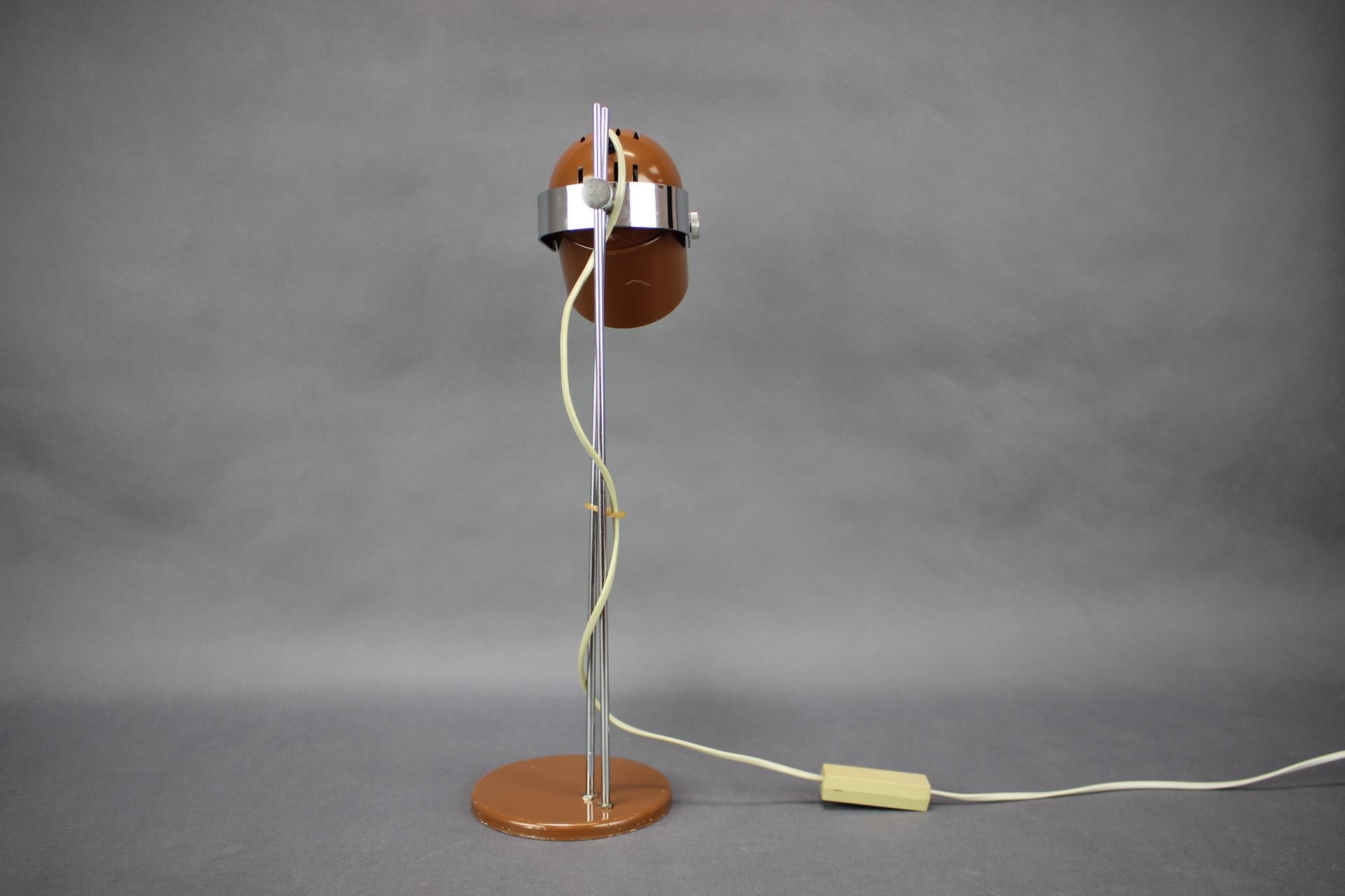 Mid-Century Table Lamp by Stanislav Indra, Czechoslovakia, 1970s For Sale 1