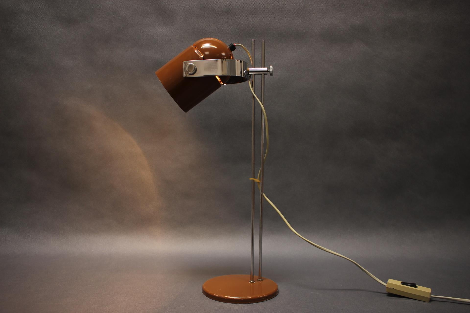 Mid-Century Table Lamp by Stanislav Indra, Czechoslovakia, 1970s For Sale 2
