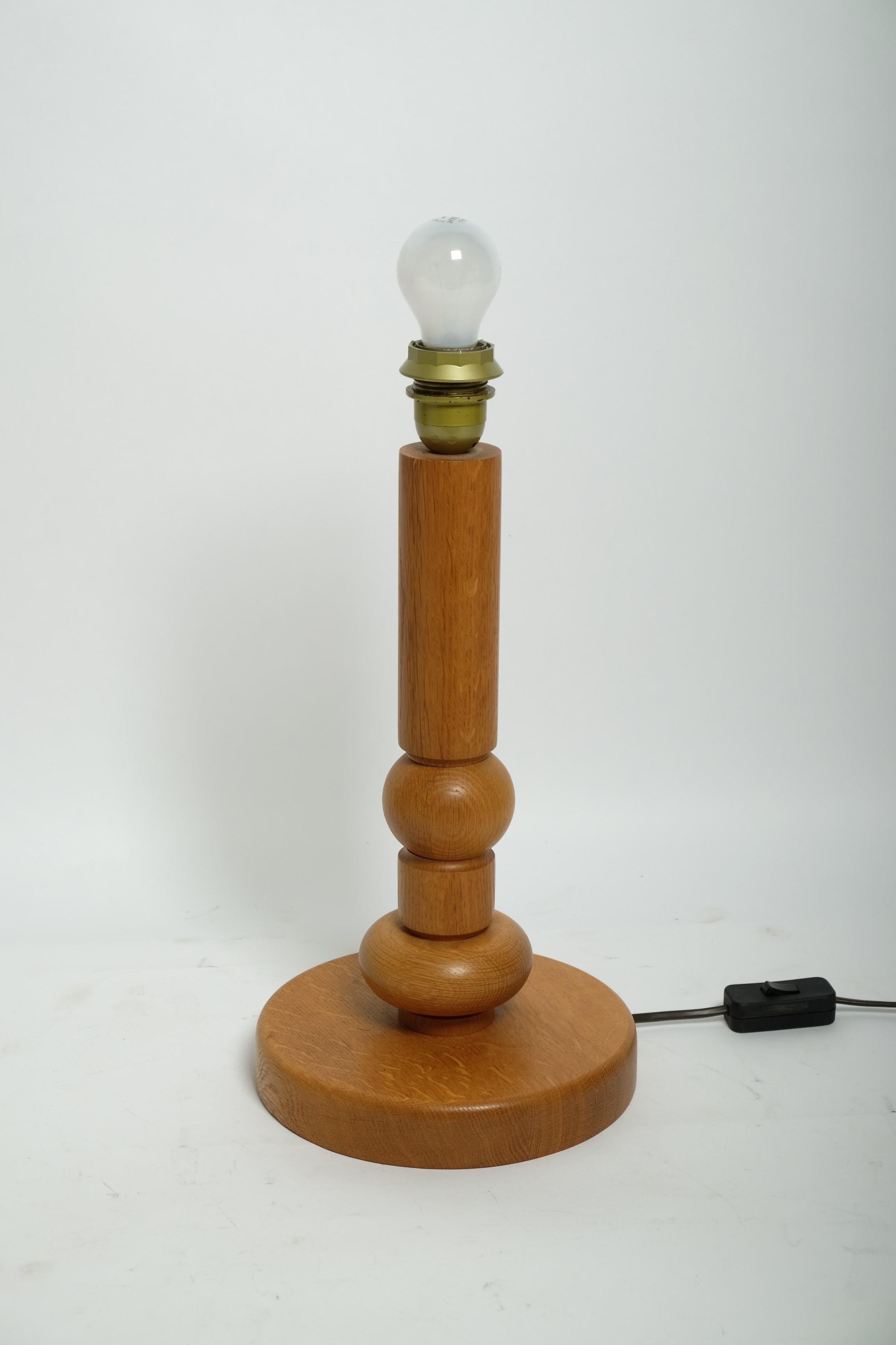 Lámpara de sobremesa Mid Century by Temde Wood, Suiza Años 70 en venta 4