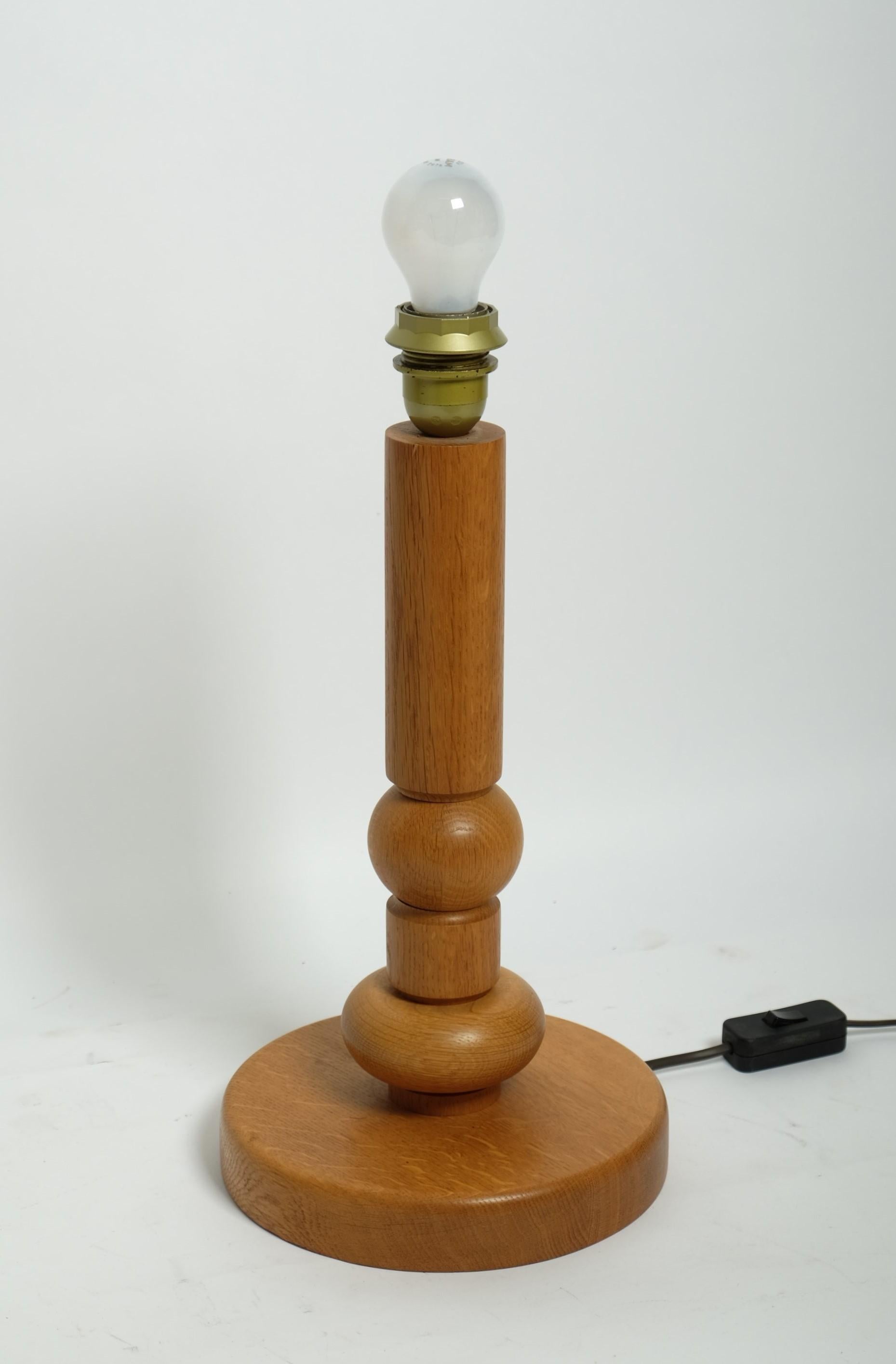 Lámpara de sobremesa Mid Century by Temde Wood, Suiza Años 70 en venta 5