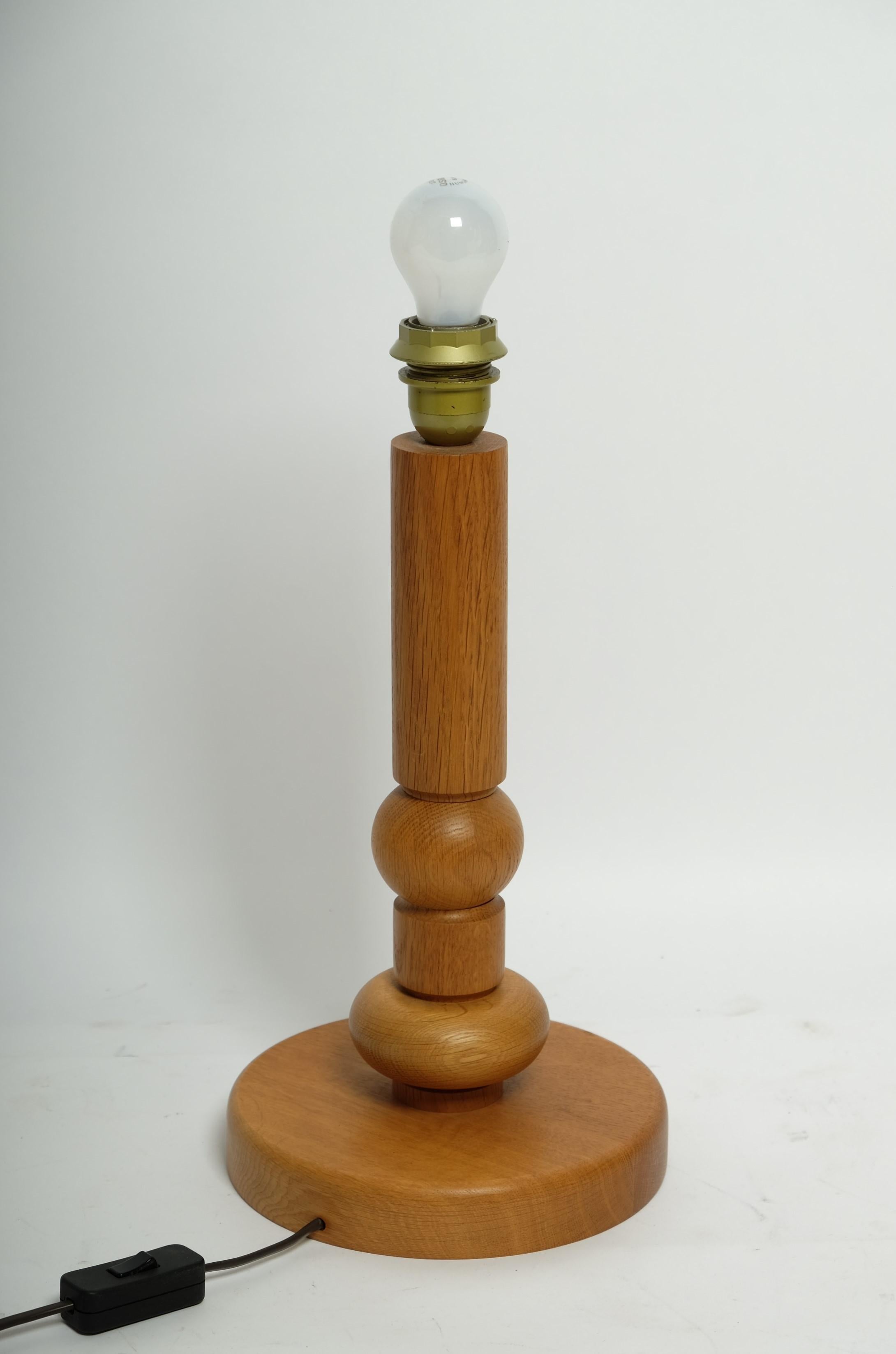 Lámpara de sobremesa Mid Century by Temde Wood, Suiza Años 70 en venta 6