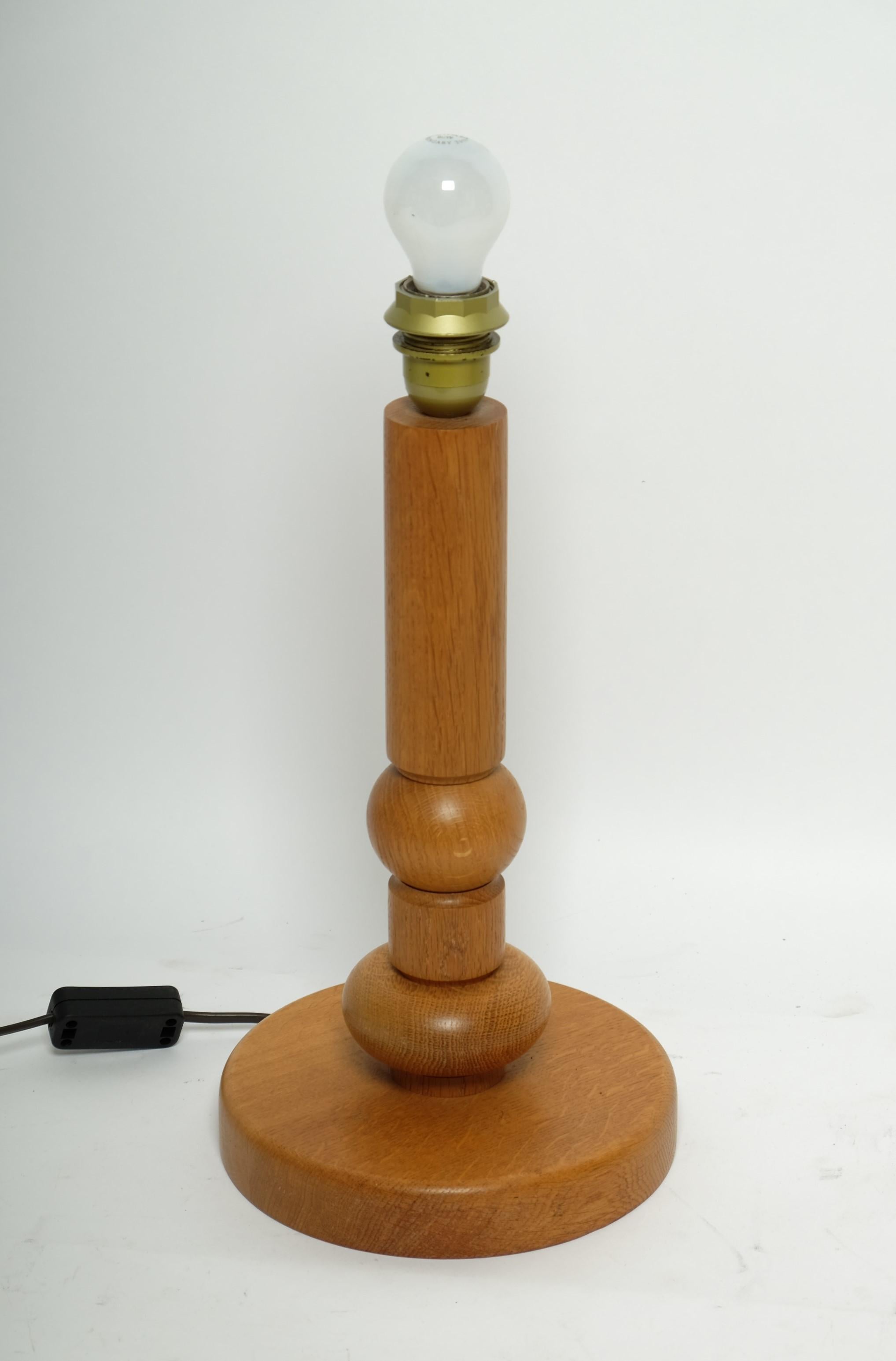 Lámpara de sobremesa Mid Century by Temde Wood, Suiza Años 70 en venta 7