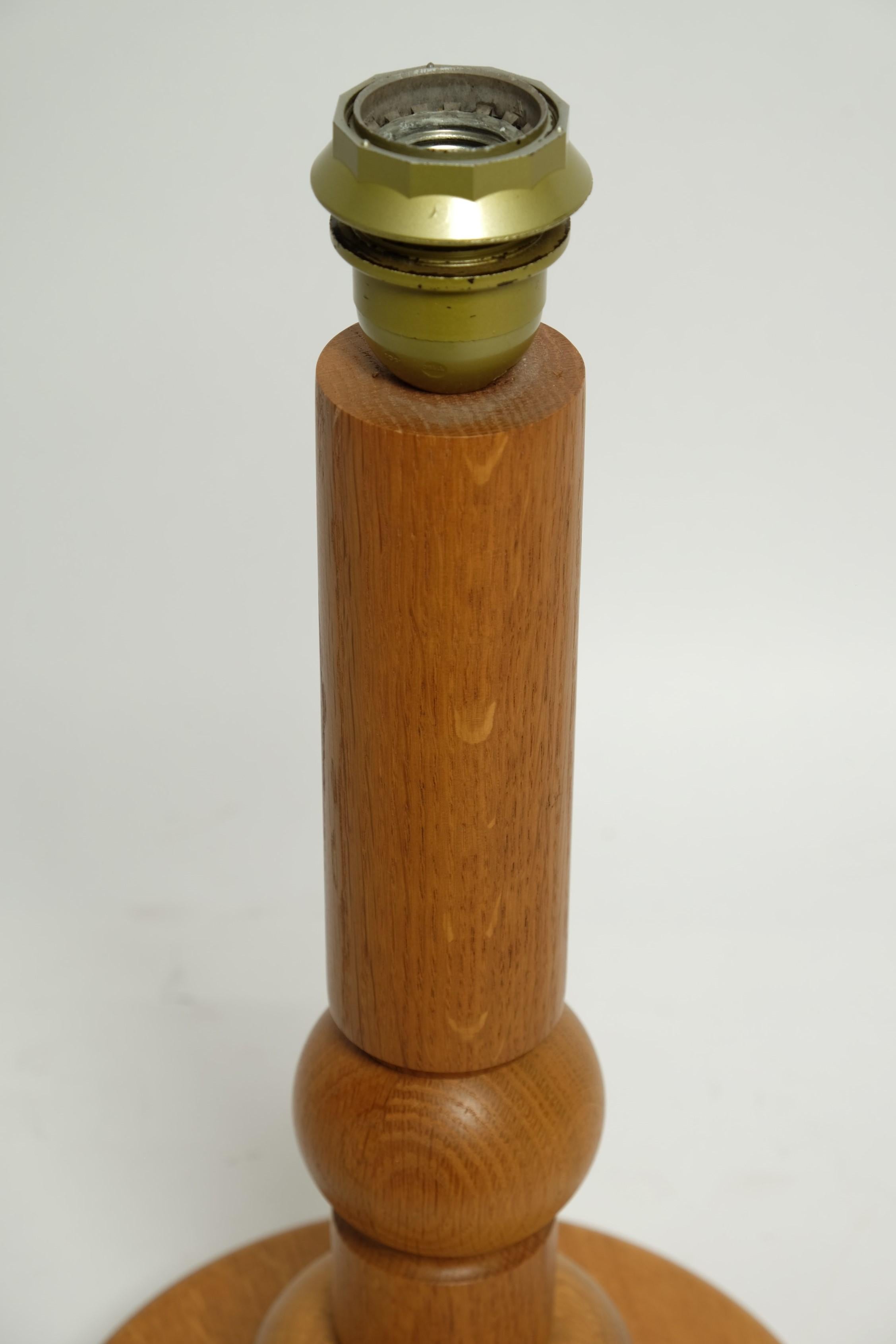 Lámpara de sobremesa Mid Century by Temde Wood, Suiza Años 70 en venta 8