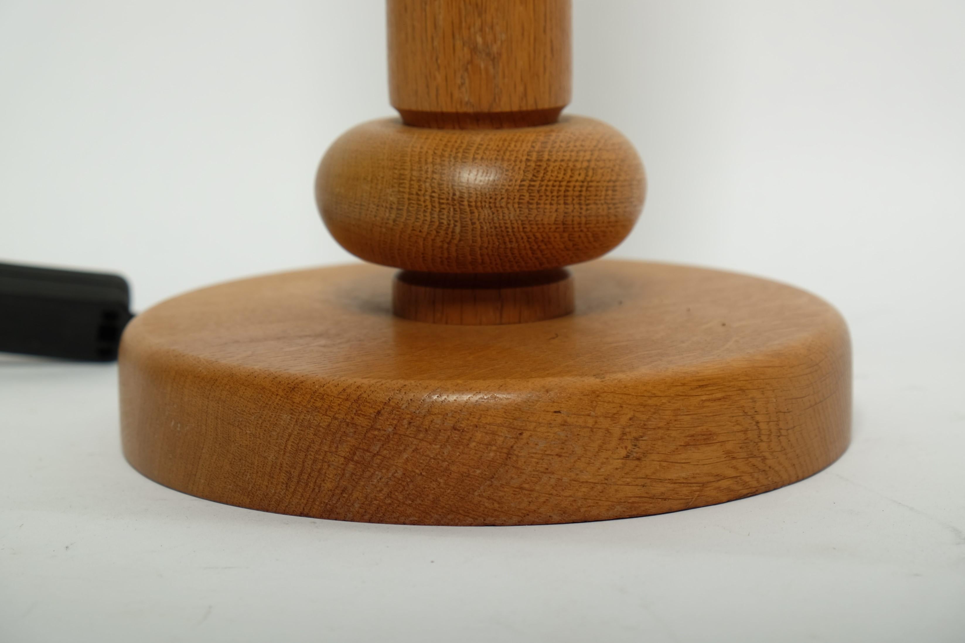 Lámpara de sobremesa Mid Century by Temde Wood, Suiza Años 70 en venta 11