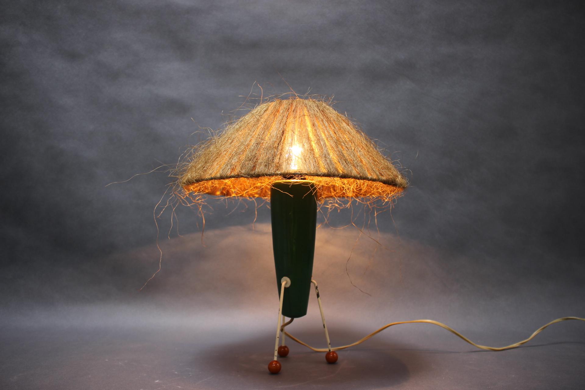 Mid-Century Table Lamp, Czechoslovakia, 1950s For Sale 3
